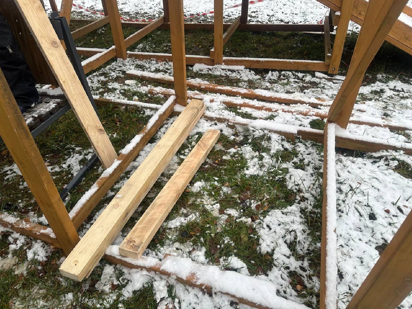 парки домодедово, новый год, зимний сезон, вертикалки,