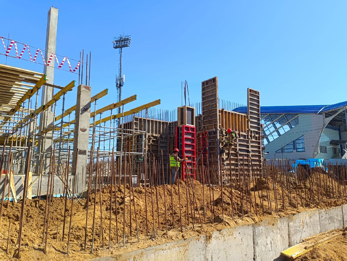 Спорт, ледовый дворец, строительство