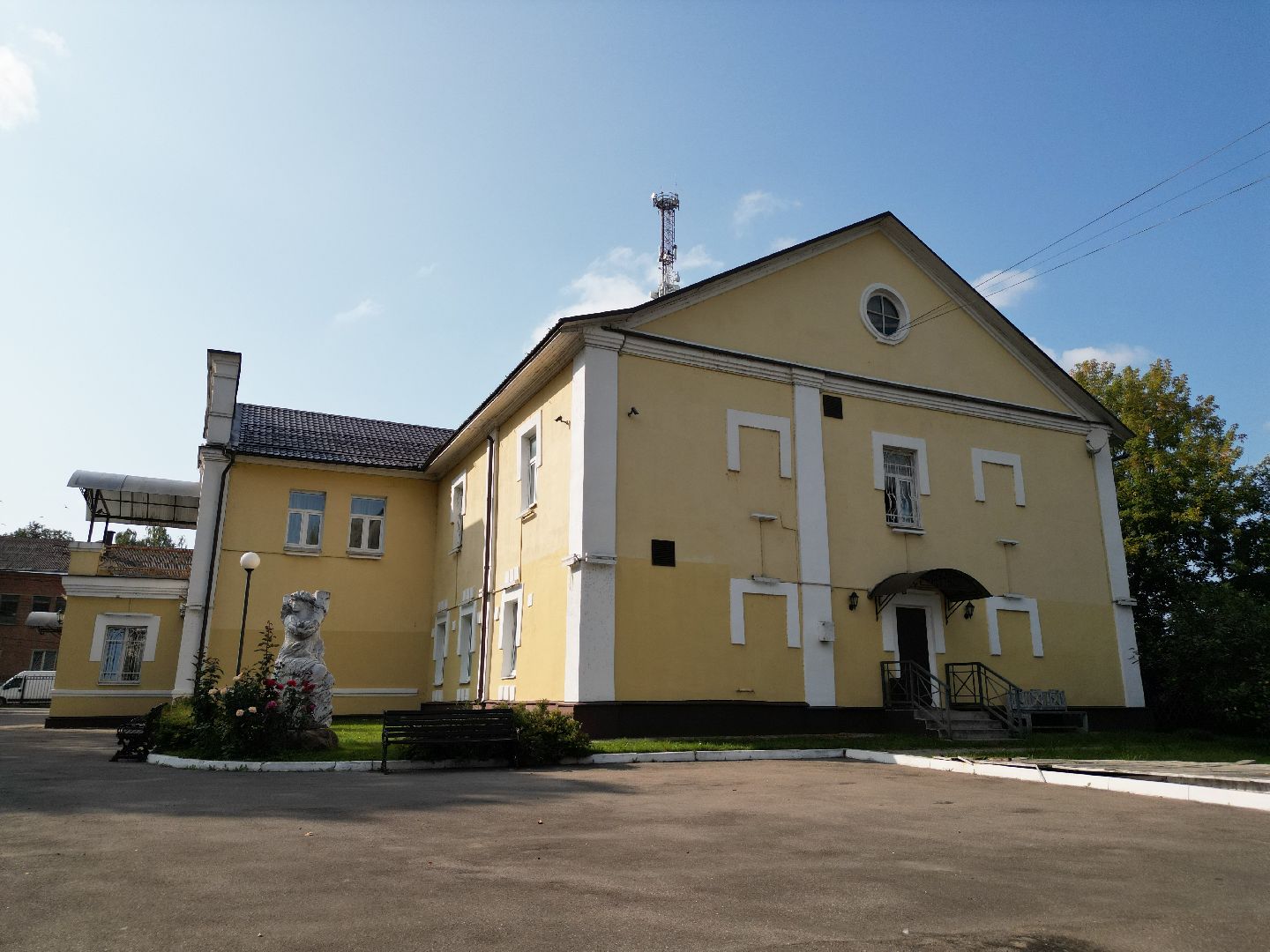 видео с коптера, театр, истра,