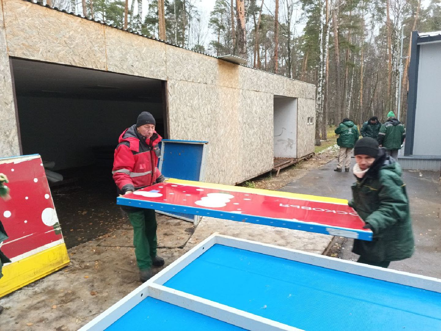 каток, реконструкция, Центральный парк, Ногинск, Богородский городской округ, вертикалки