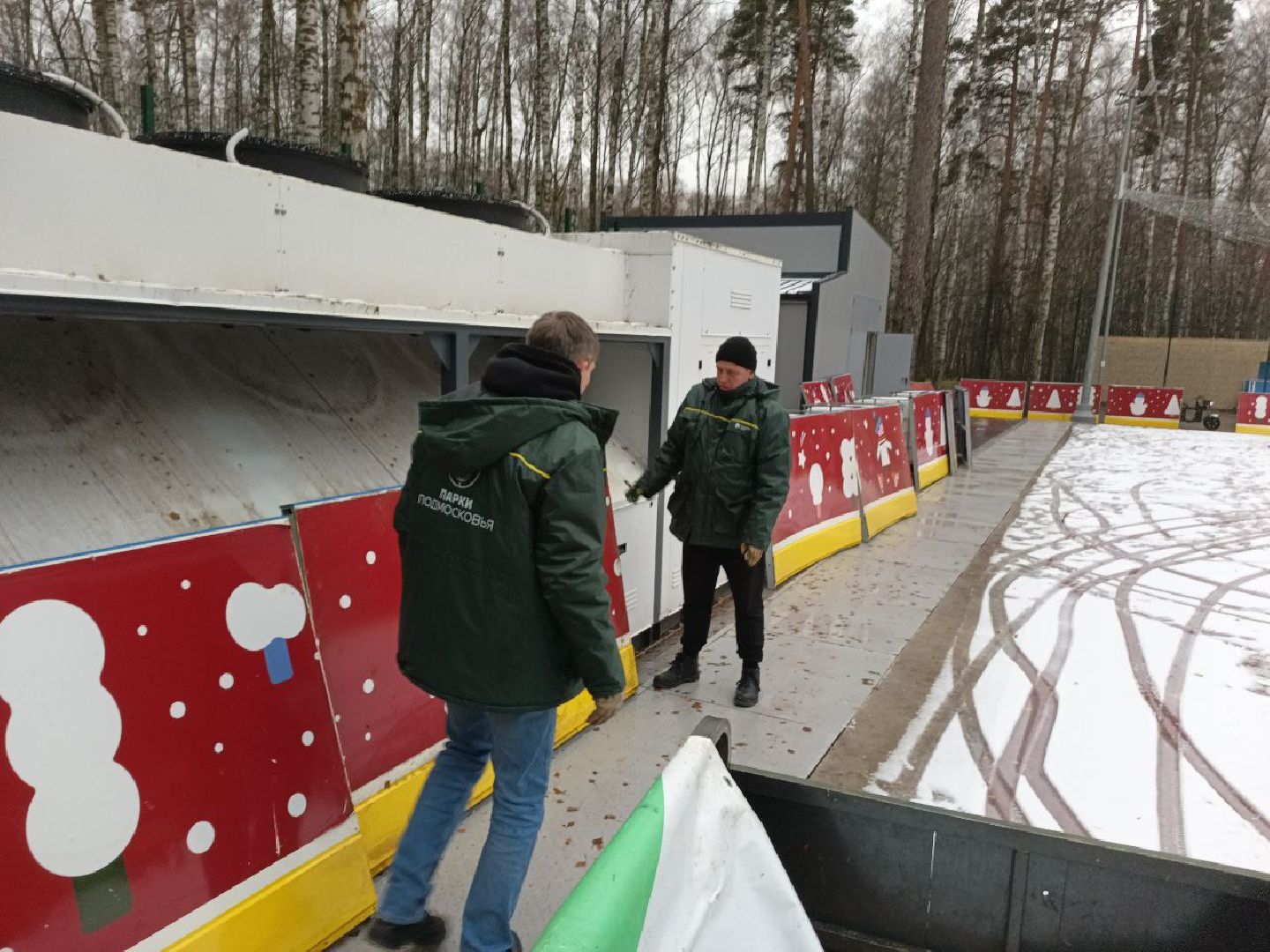 каток, реконструкция, Центральный парк, Ногинск, Богородский городской округ, вертикалки