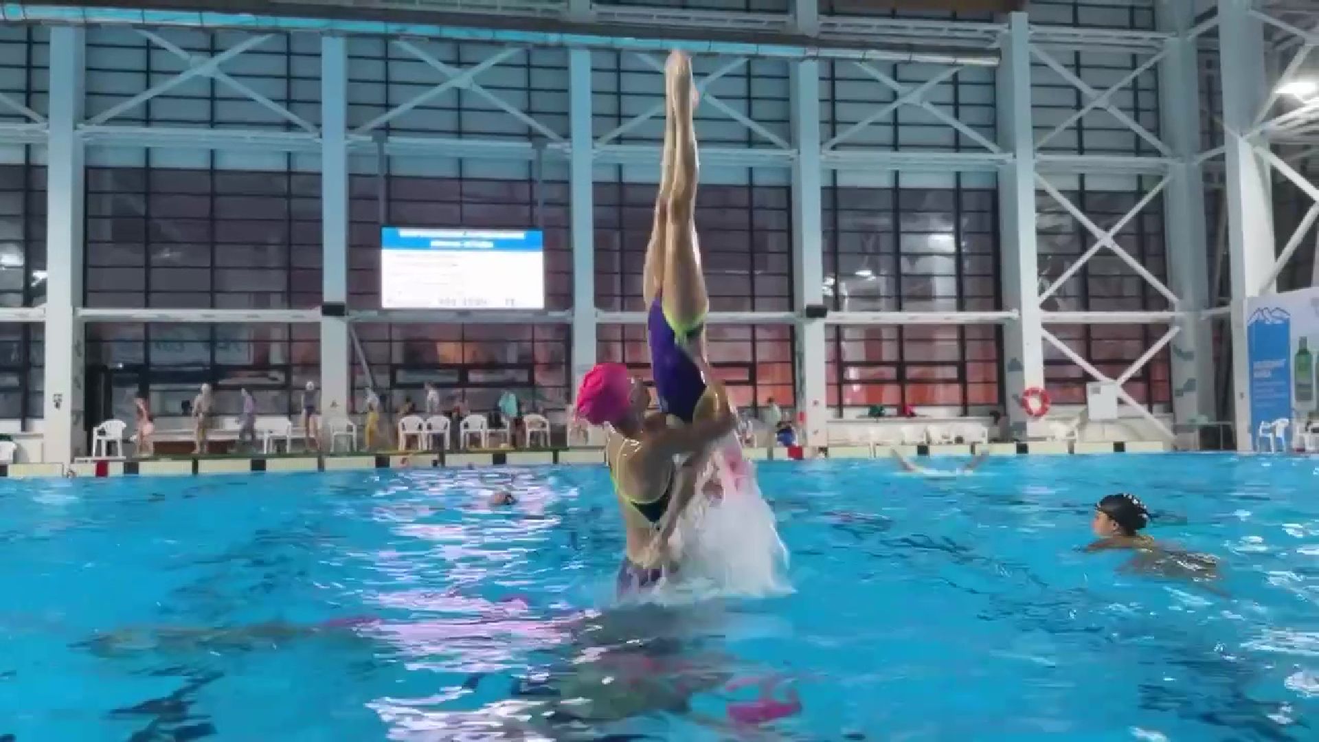 Реутов, вертикалки, спорт, плавание, победа, синхронное плавание,