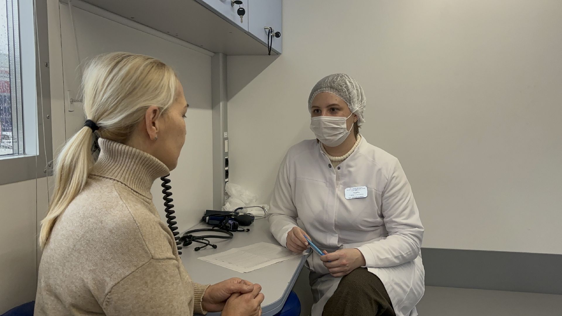 вакцинация, грипп, мобильный пункт вакцинации, Балашиха, Заря