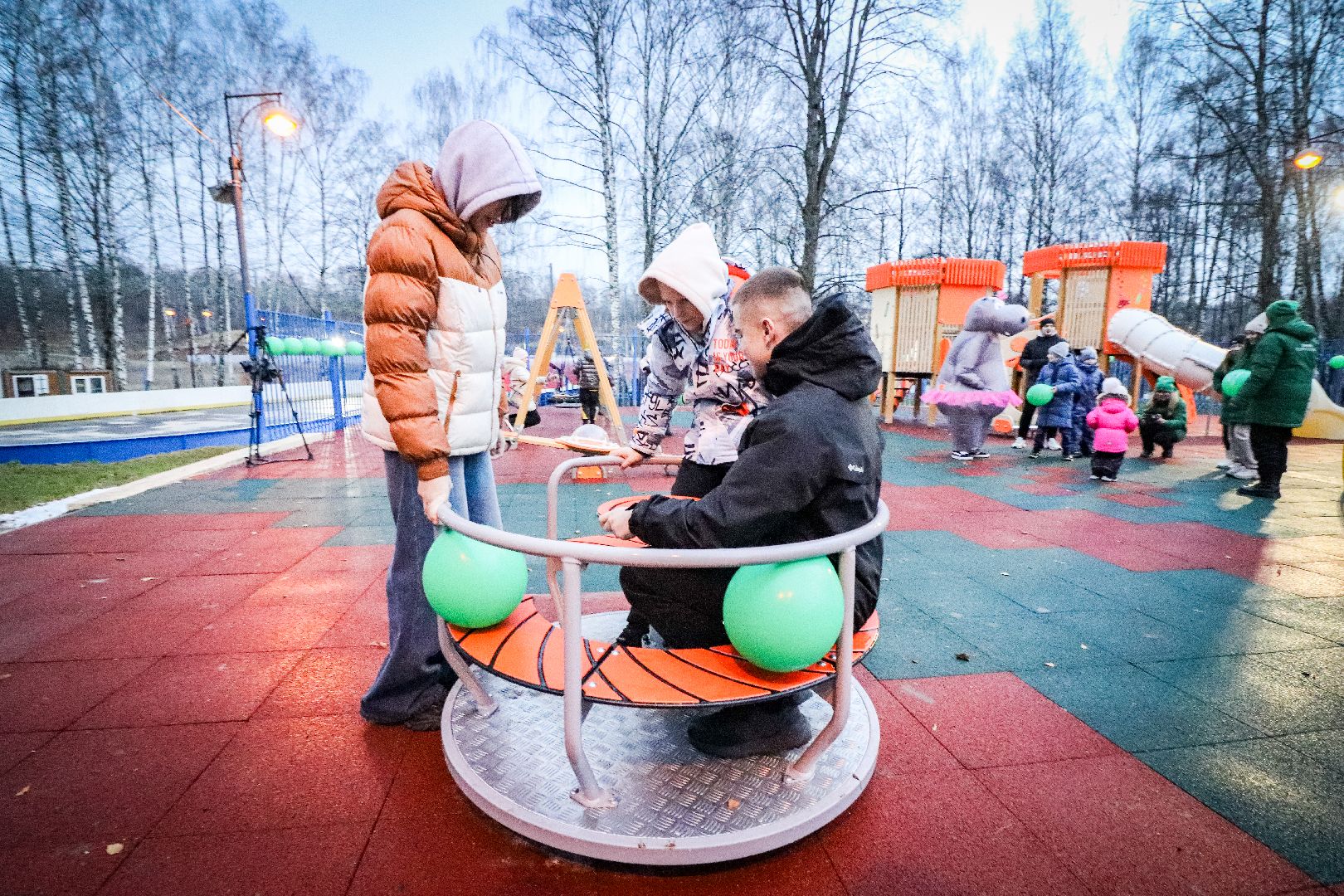 Клин, общество, благоустройство, детская игровая площадка, вертикалки,