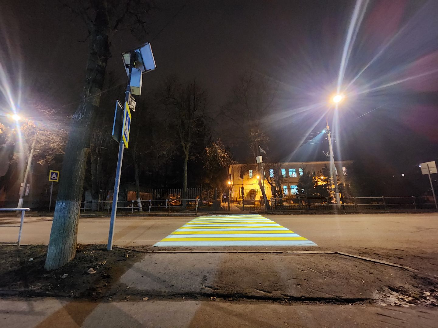 зарайск, дороги, проекционный пешеходный переход,