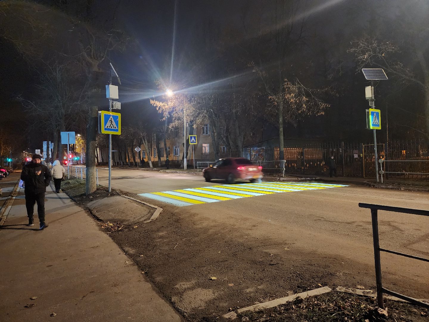 зарайск, дороги, проекционный пешеходный переход,