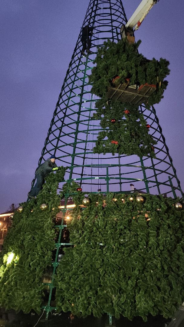 ёлка, новогодняя елка, электросталь, зимний сезон, праздник, новогоднее оформление, новогоднее настроение, новогоднее украшение, мбу, мбу благоустройство, вертикалка, вертикальное видео,