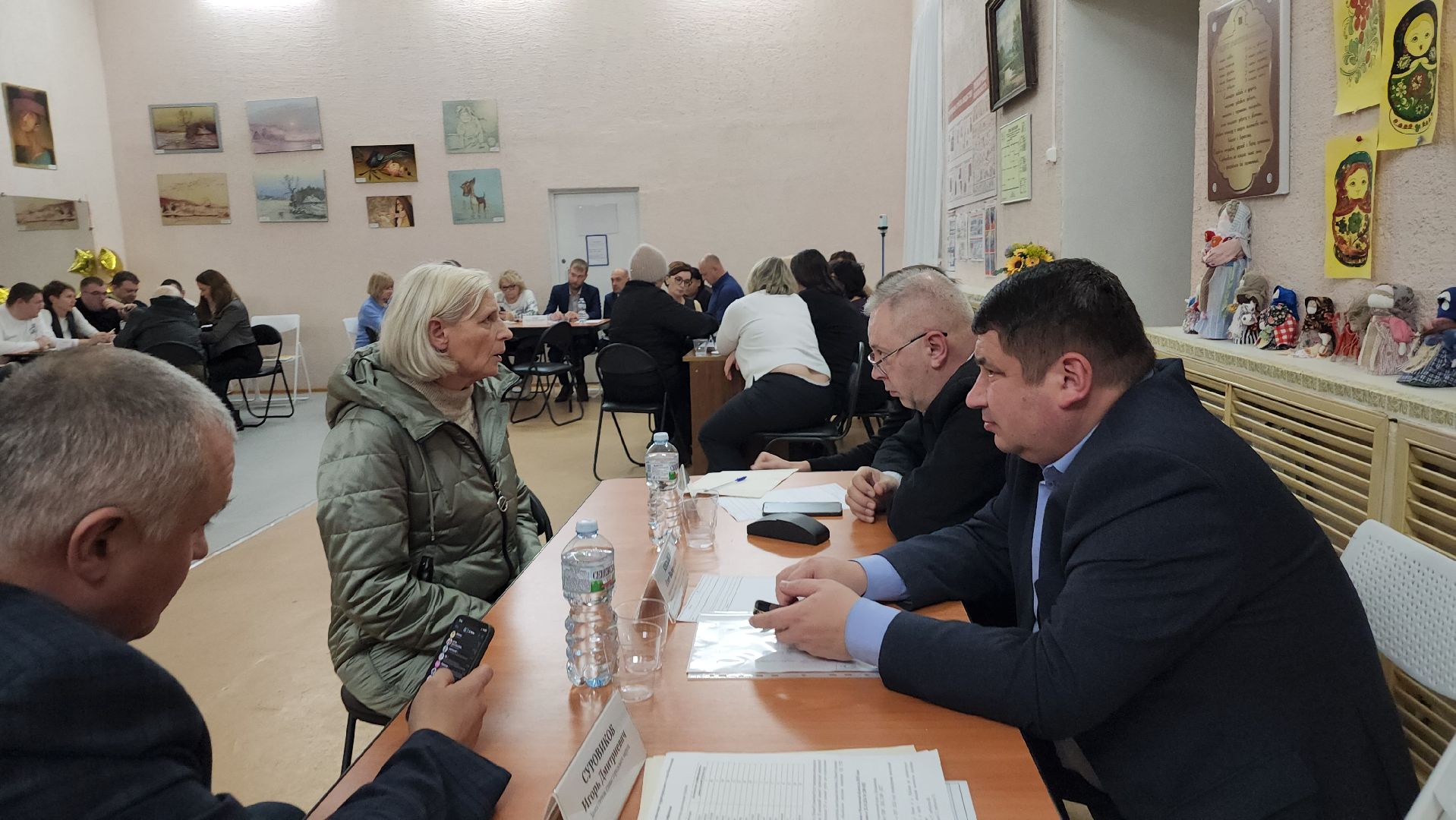 серпухов, выездная администрация, деревня васильевское, жители, уборка подъезда, замена батареи отопления,