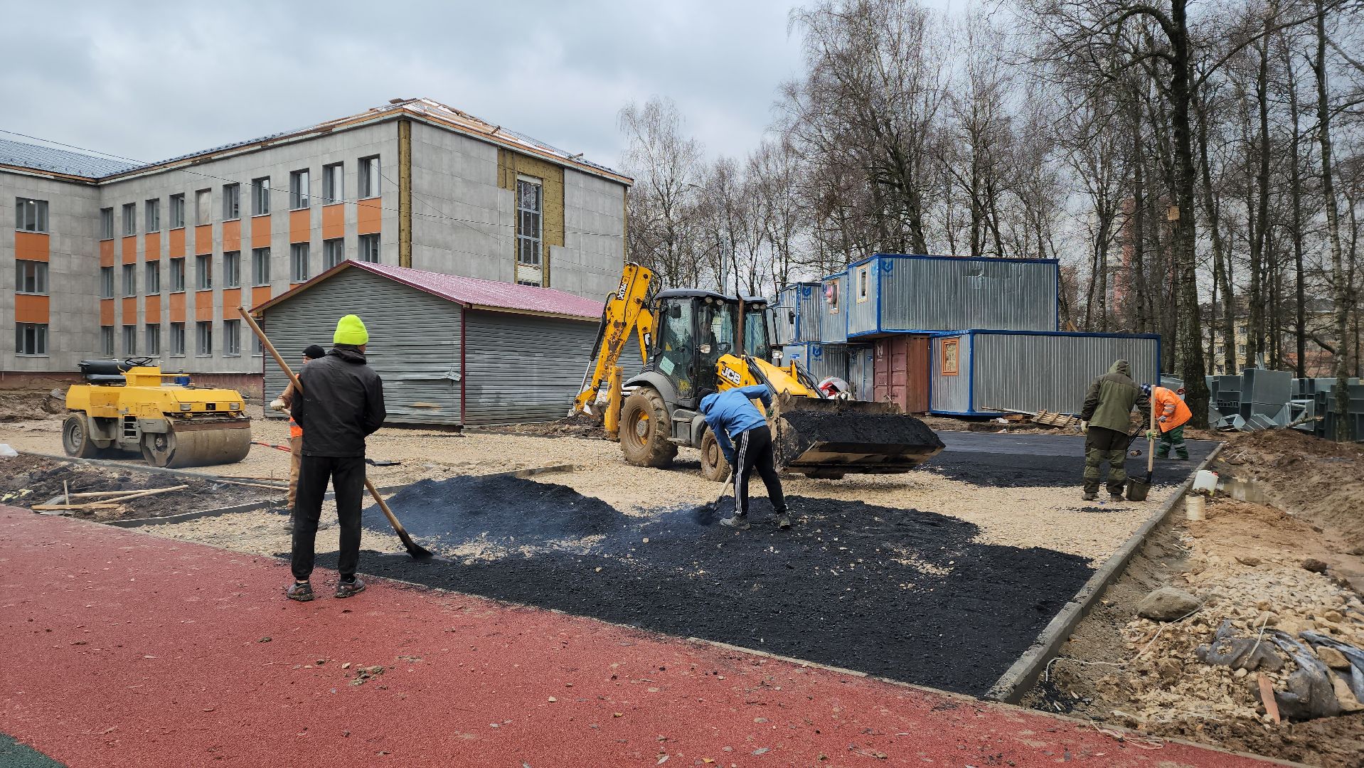 Асфальт, укладка асфальта, Благоустройство, Лобня, вертикалки,