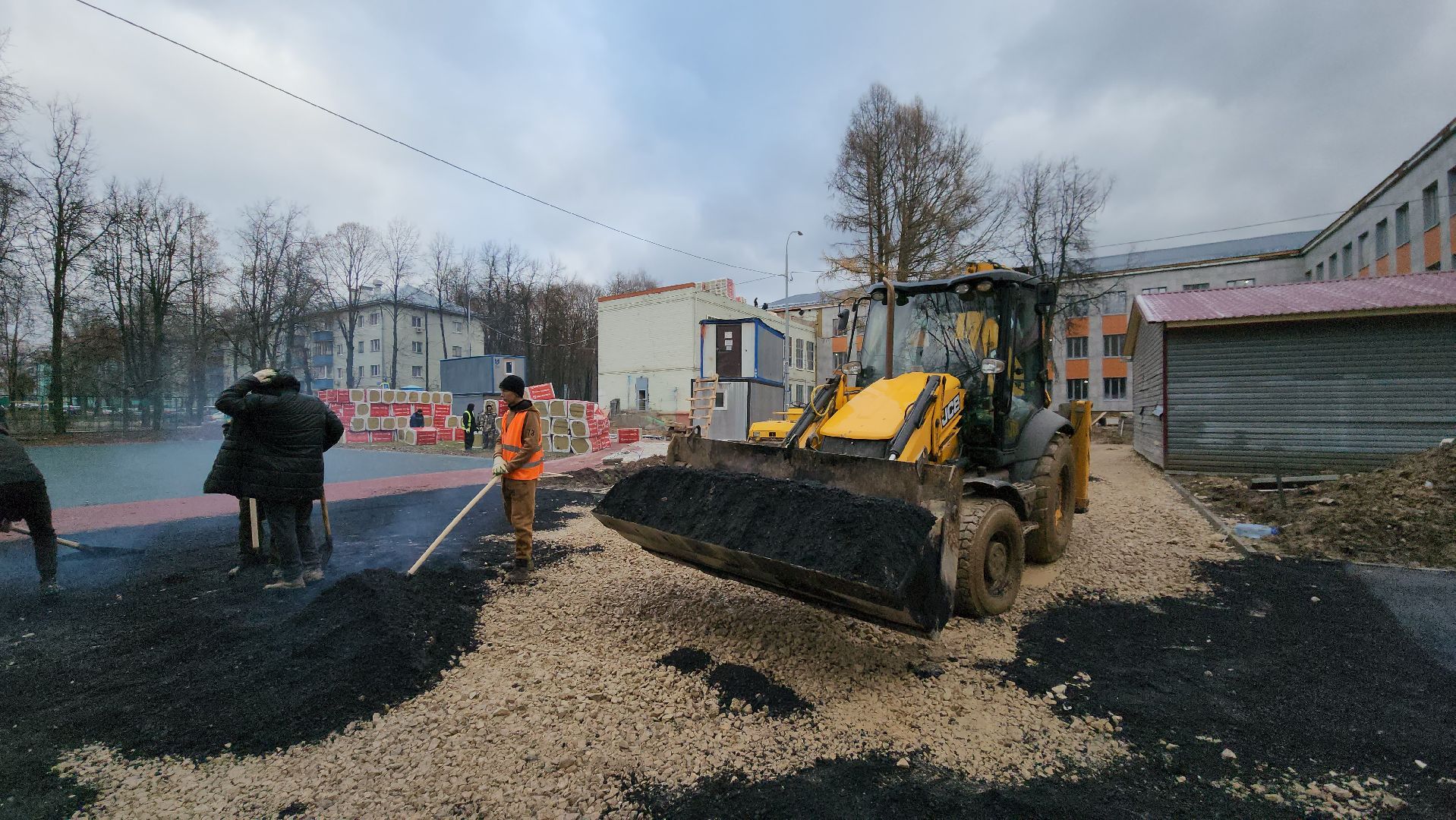 Асфальт, укладка асфальта, Благоустройство, Лобня, вертикалки,