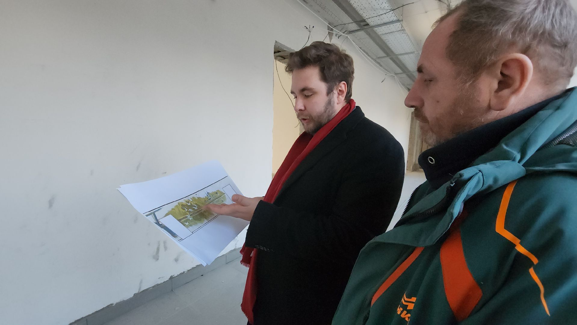 Монументальная живопись, Роспись стен, Лобня, вертикалки,