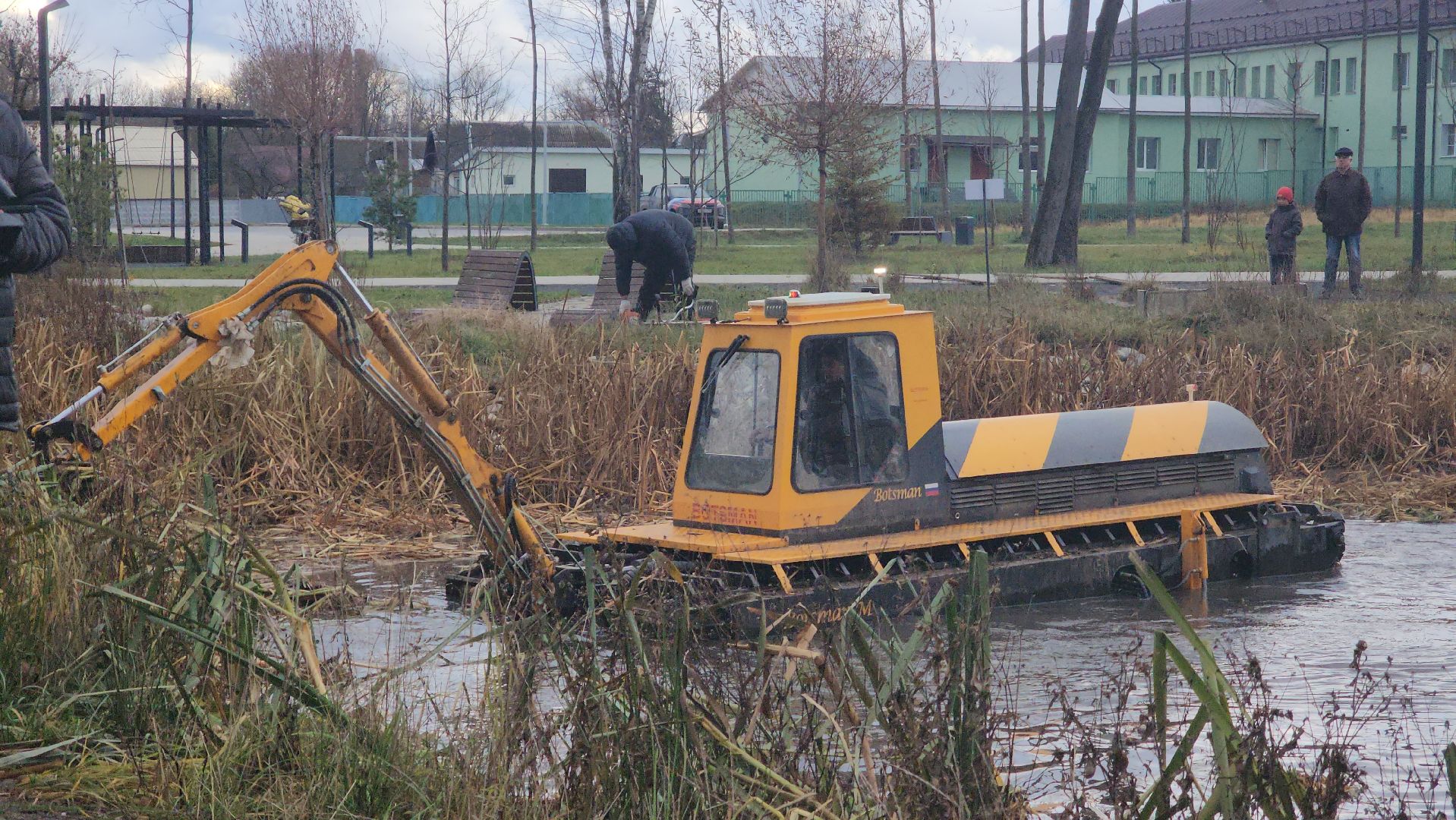 Павловский Посад, Городской округ Павловский Посад, Пруд, Парк, Вертикалка, вертикальное видео, Благоустройство,