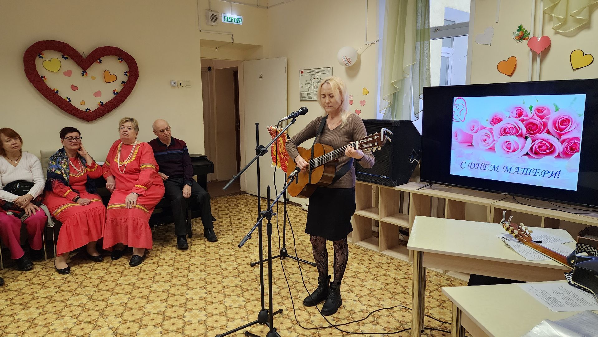 вертикалки, пушкино, центр социального обслуживания, концерт, день матери,песни,активное долголетие,получатели социальных услуг,