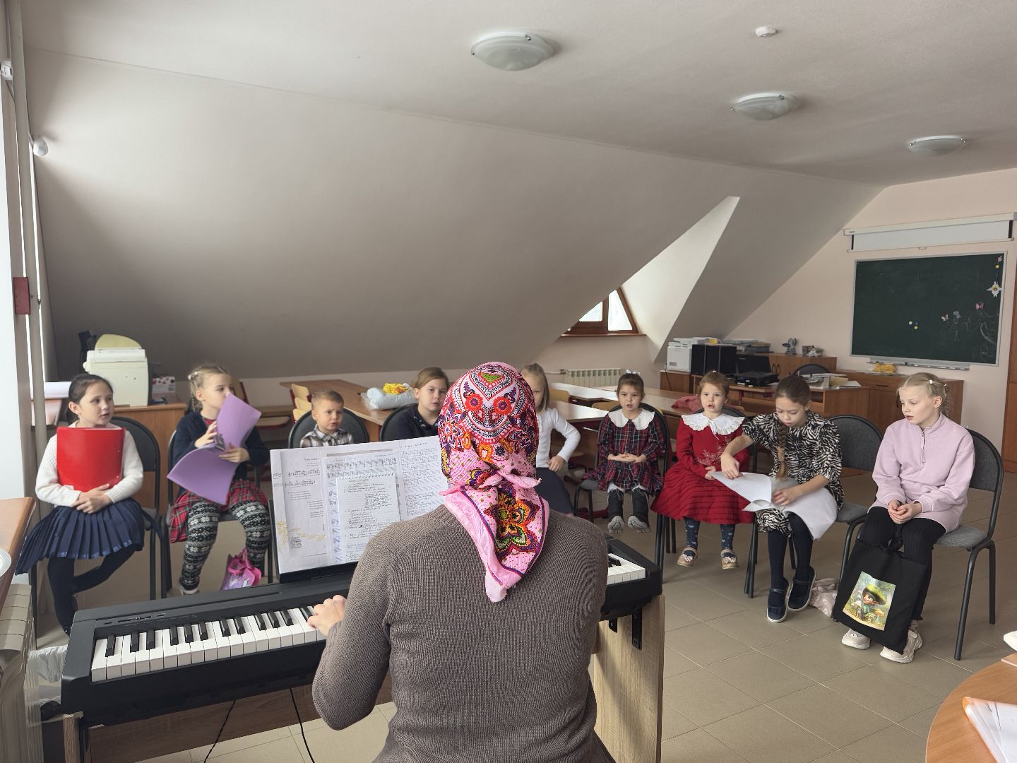 шаховская, церковный хор, церковь, храм,