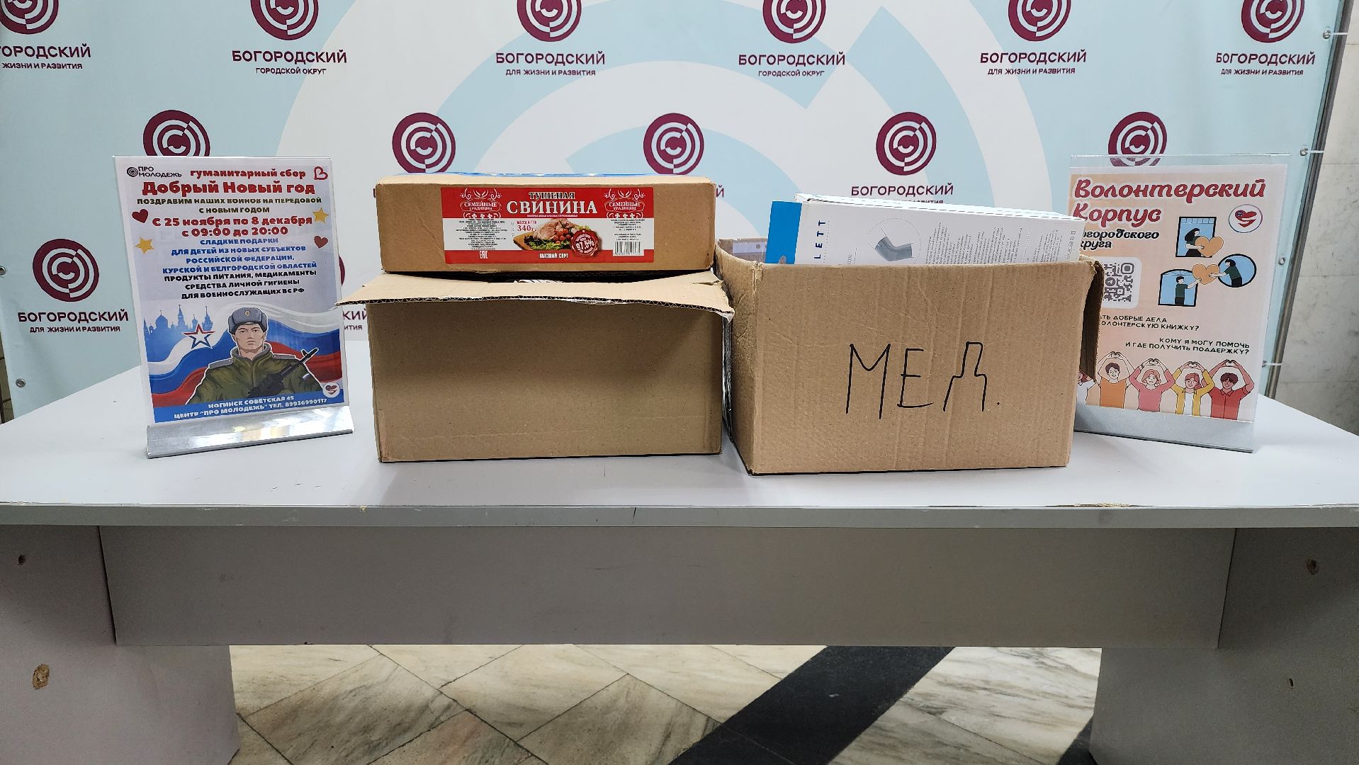 гуманитарный сбор, Новый год, волонтеры, Ногинск, Богородский городской округ, вертикалки,