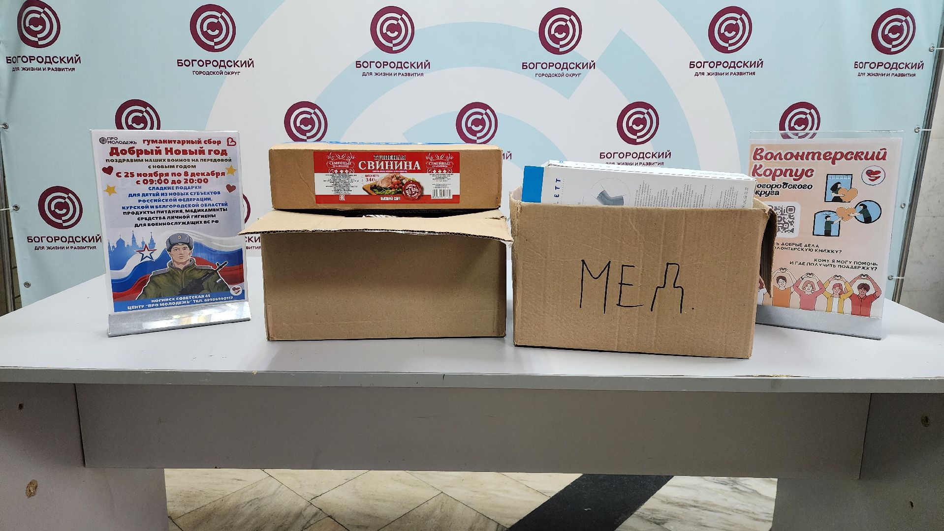 гуманитарный сбор, Новый год, волонтеры, Ногинск, Богородский городской округ, вертикалки,
