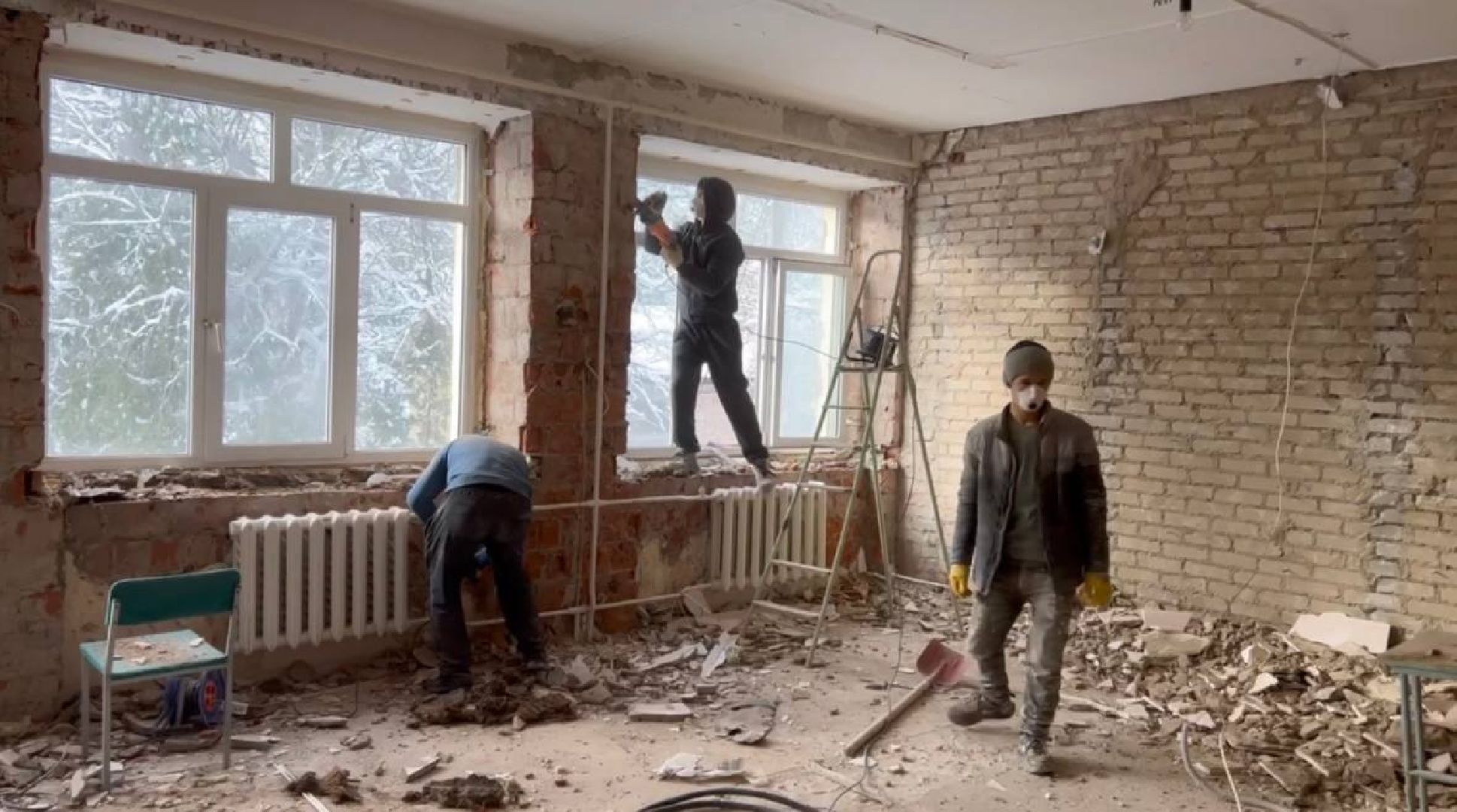 капитальный ремонт, стяжка пола, городской округ восход, школа, вертикалки,