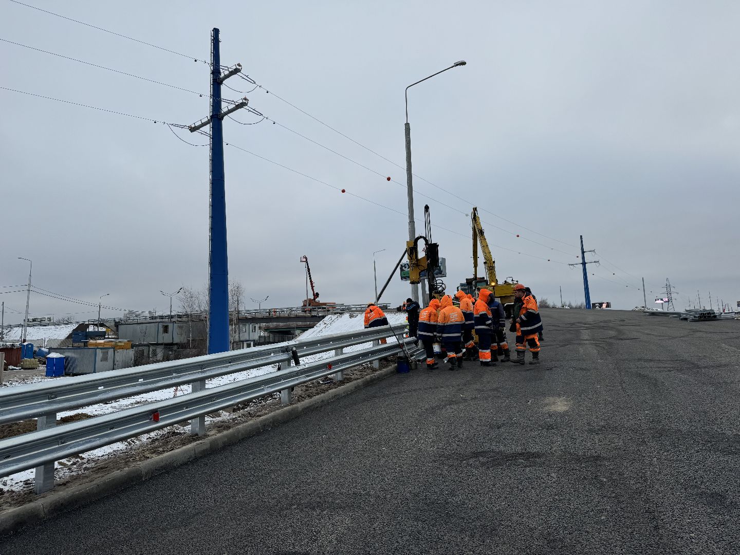 реконструкция каширского шоссе, разворотная эстакада, Строительная компания СтройТрансГаз, Каширское шоссе, володарское шоссе,Трасса А-105,