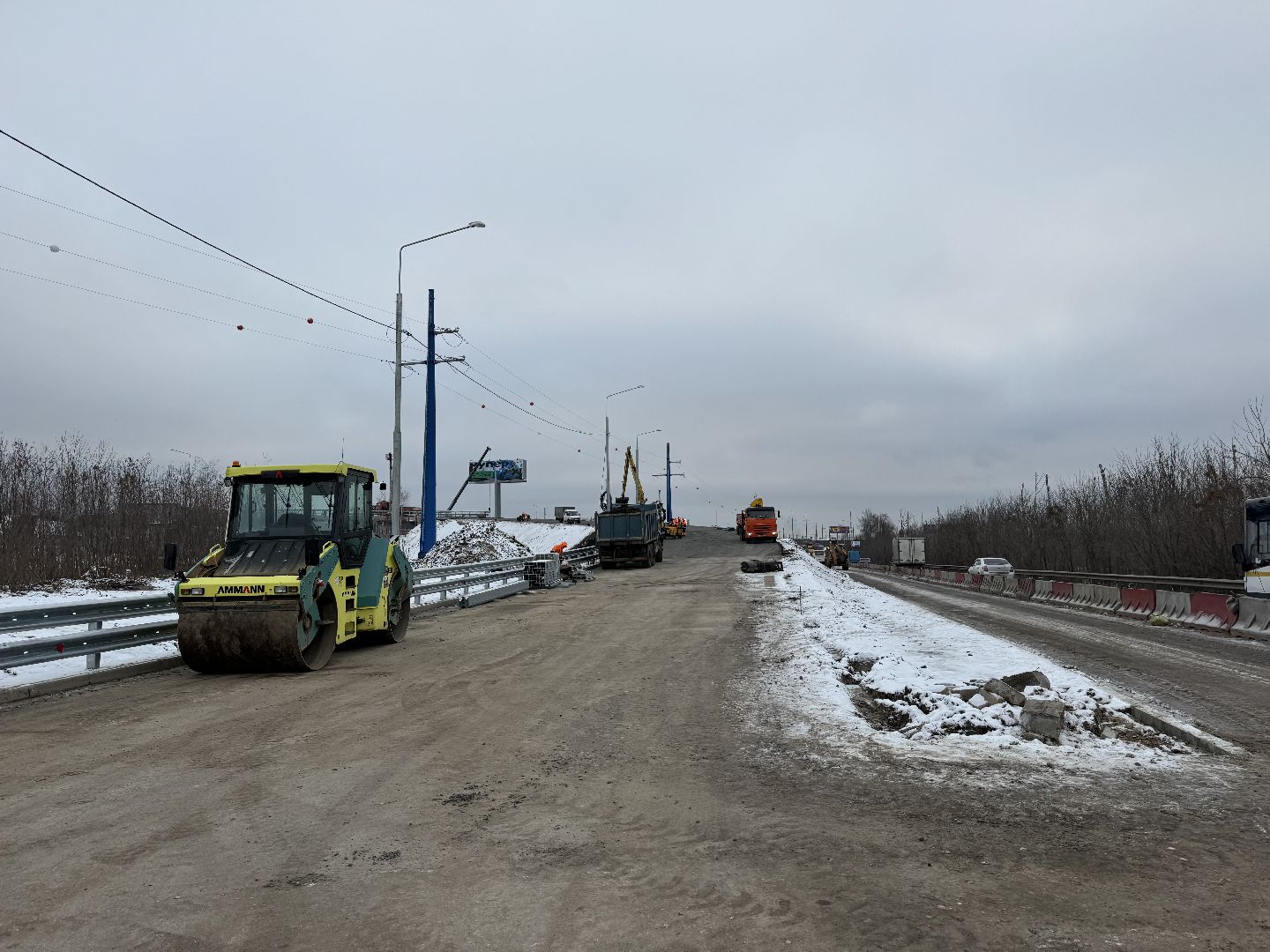 реконструкция каширского шоссе, разворотная эстакада, Строительная компания СтройТрансГаз, Каширское шоссе, володарское шоссе,Трасса А-105,