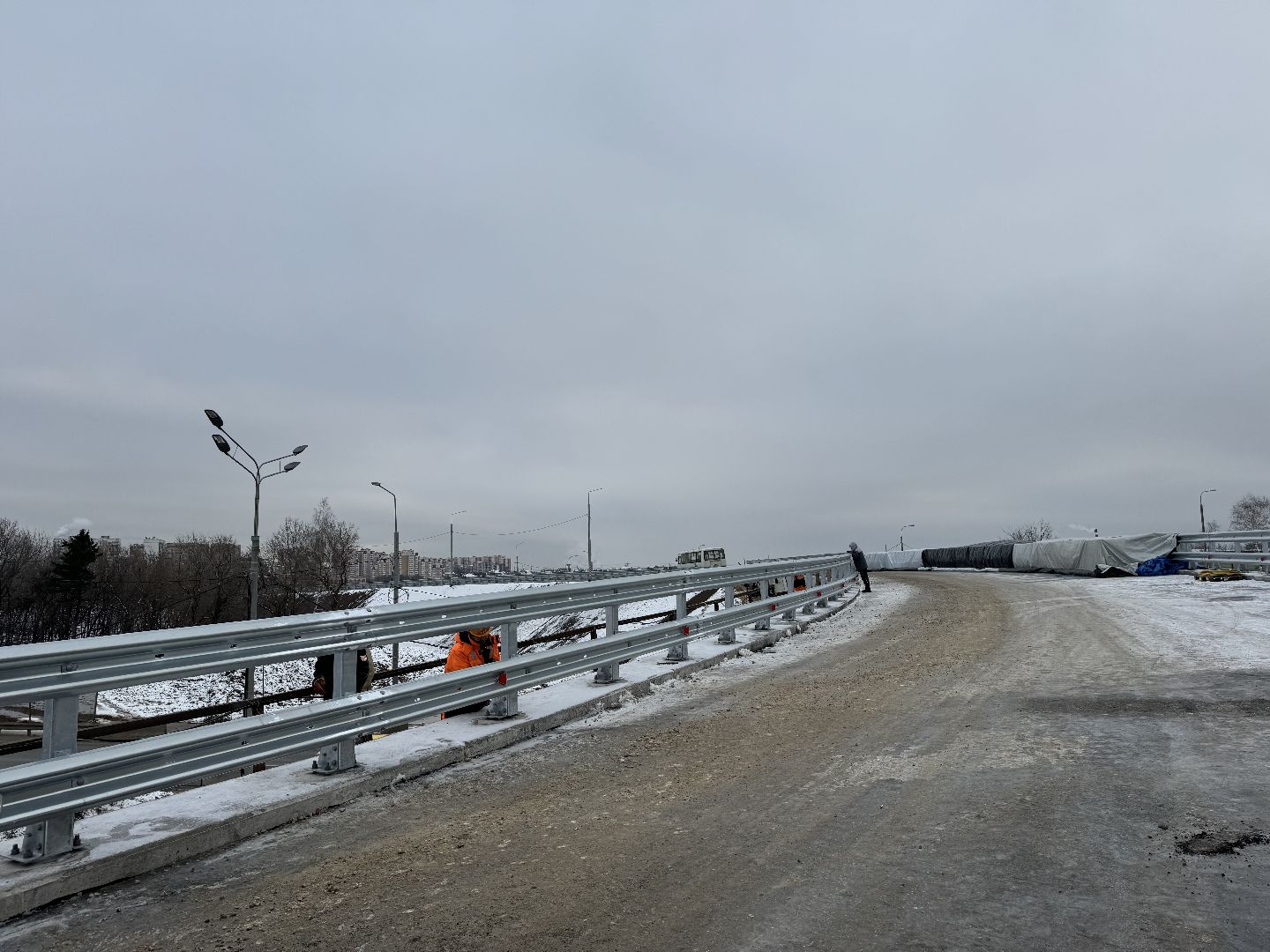 реконструкция каширского шоссе, разворотная эстакада, Строительная компания СтройТрансГаз, Каширское шоссе, володарское шоссе,Трасса А-105,