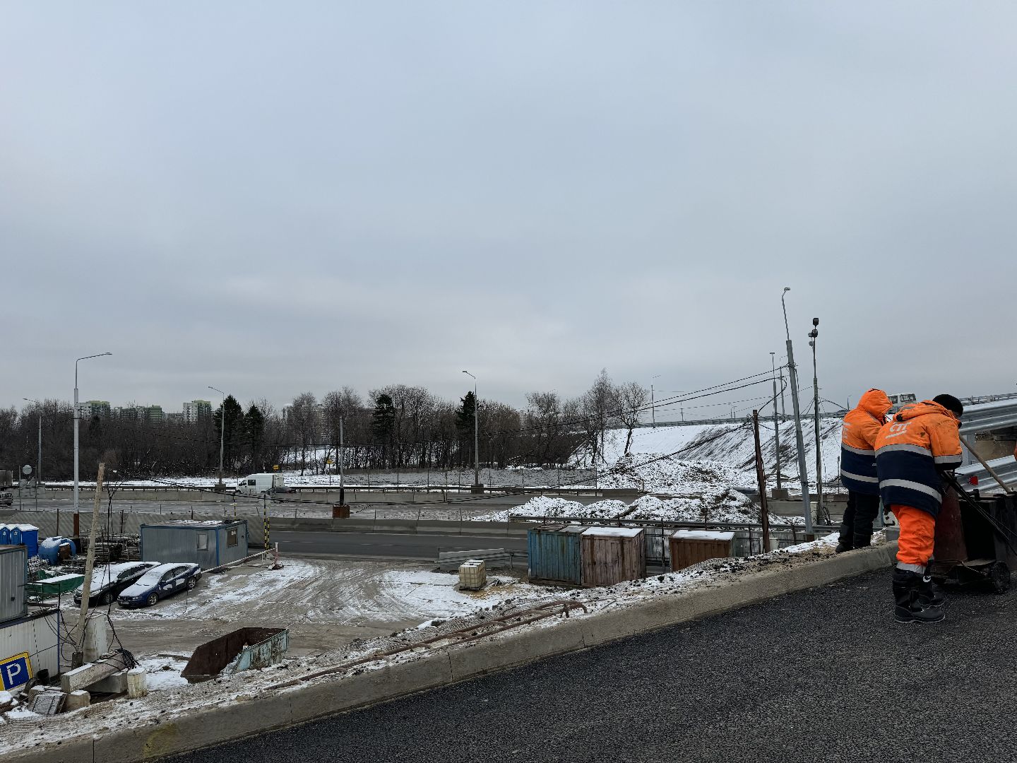 реконструкция каширского шоссе, разворотная эстакада, Строительная компания СтройТрансГаз, Каширское шоссе, володарское шоссе,Трасса А-105,