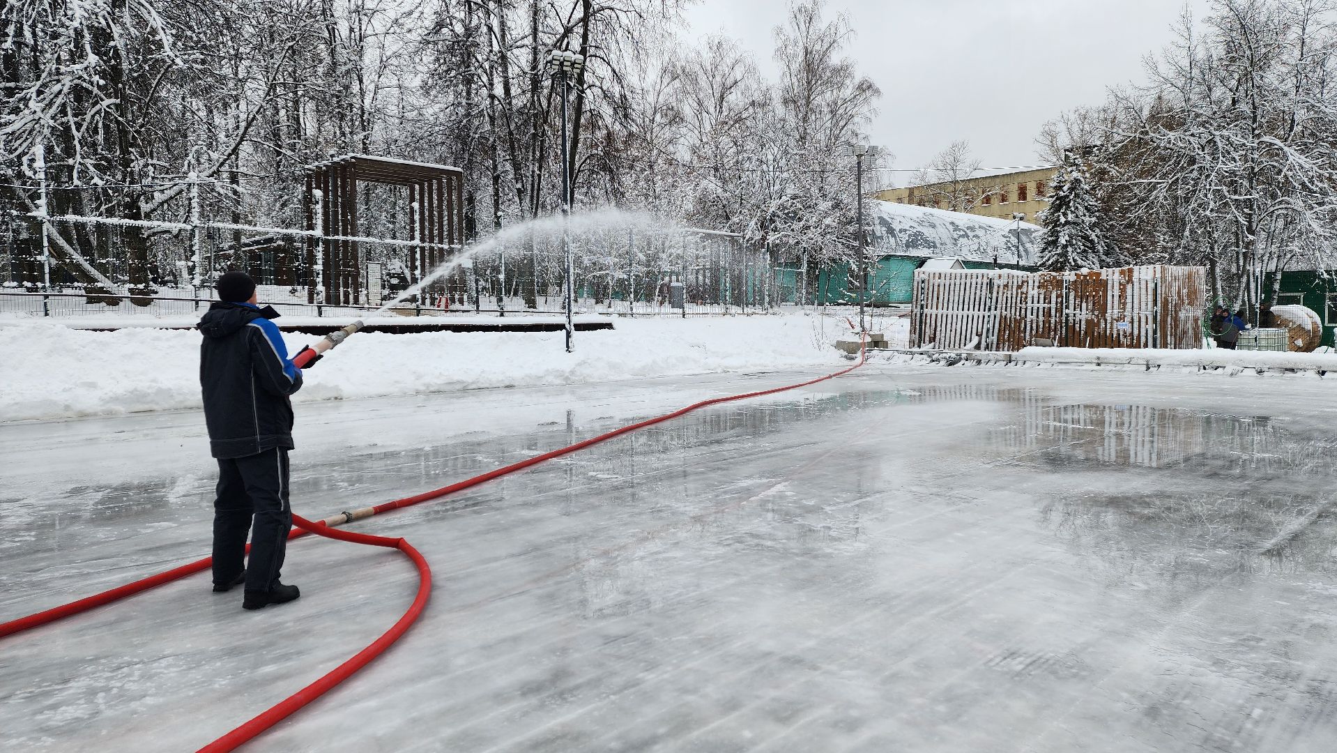 Солнечногорск, вертикалки, каток, зима в подмосковье, каток в парке,