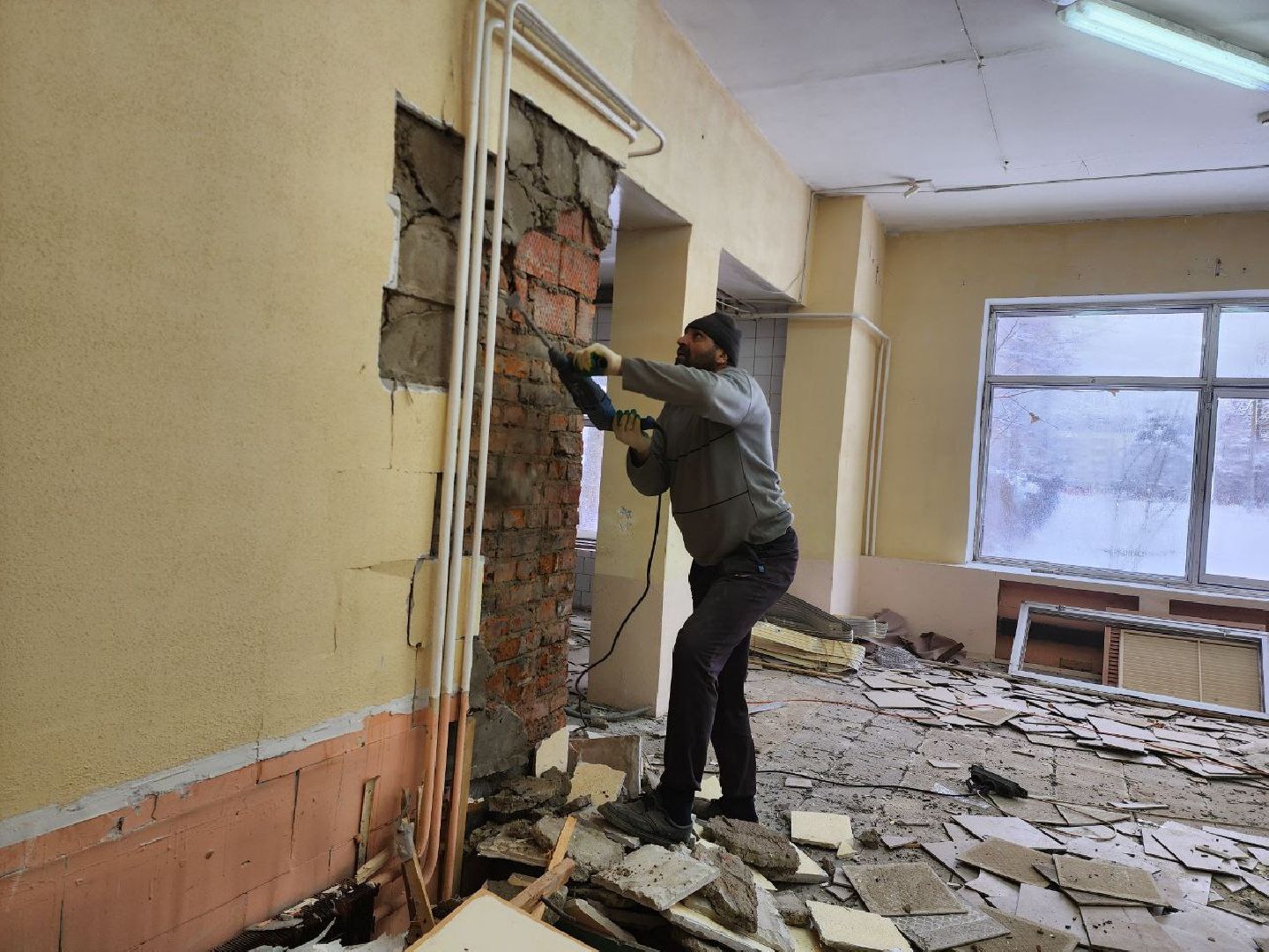 можайск, можайский городской округ, подмосковье, ремонт школы, капитальный ремонт школы, строительство, образование, государственная программа, Строительство и капитальный ремонт объектов социальной инфраструктуры, вертикалки,