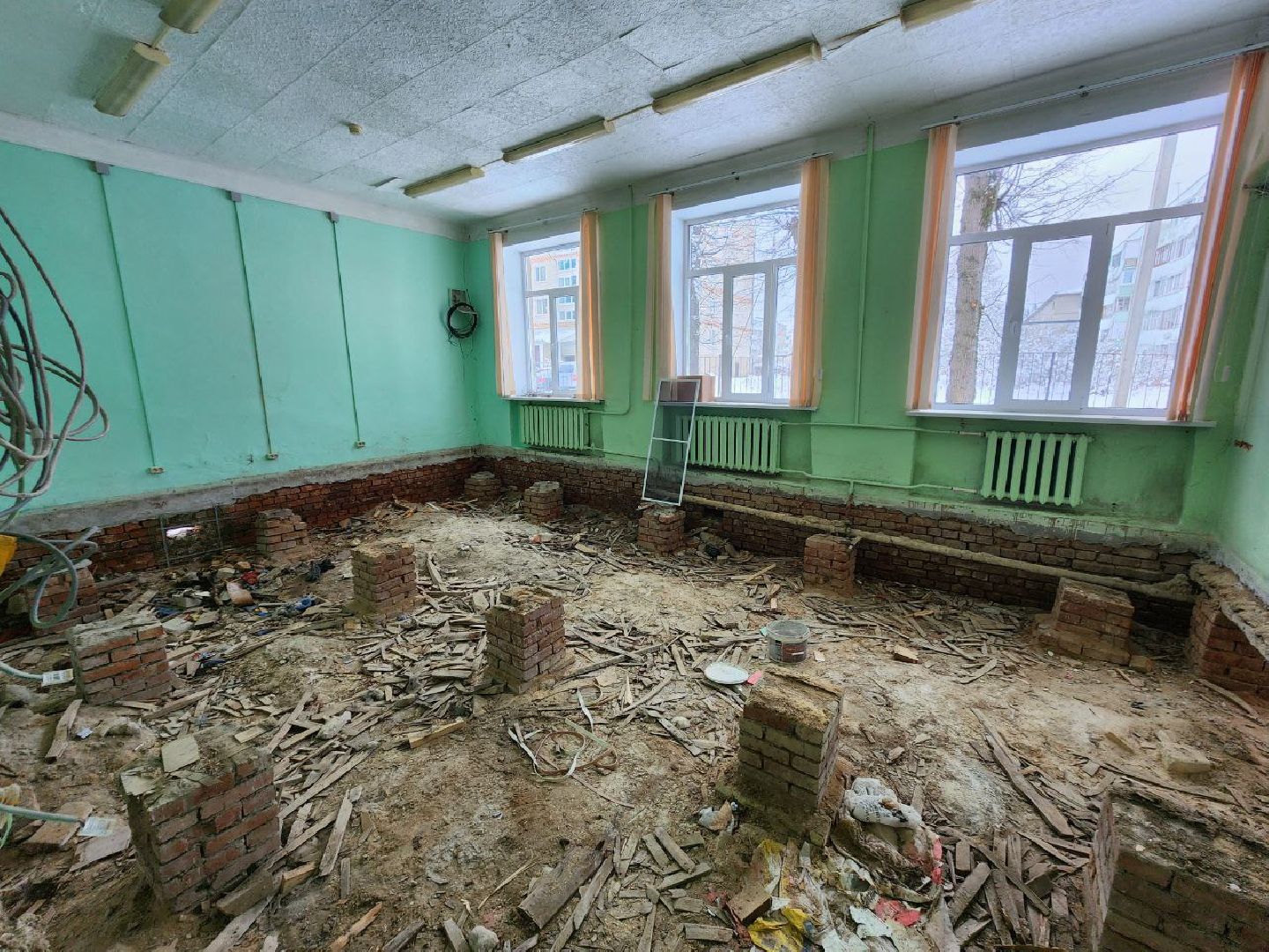 можайск, можайский городской округ, подмосковье, ремонт школы, капитальный ремонт школы, строительство, образование, государственная программа, Строительство и капитальный ремонт объектов социальной инфраструктуры, вертикалки,