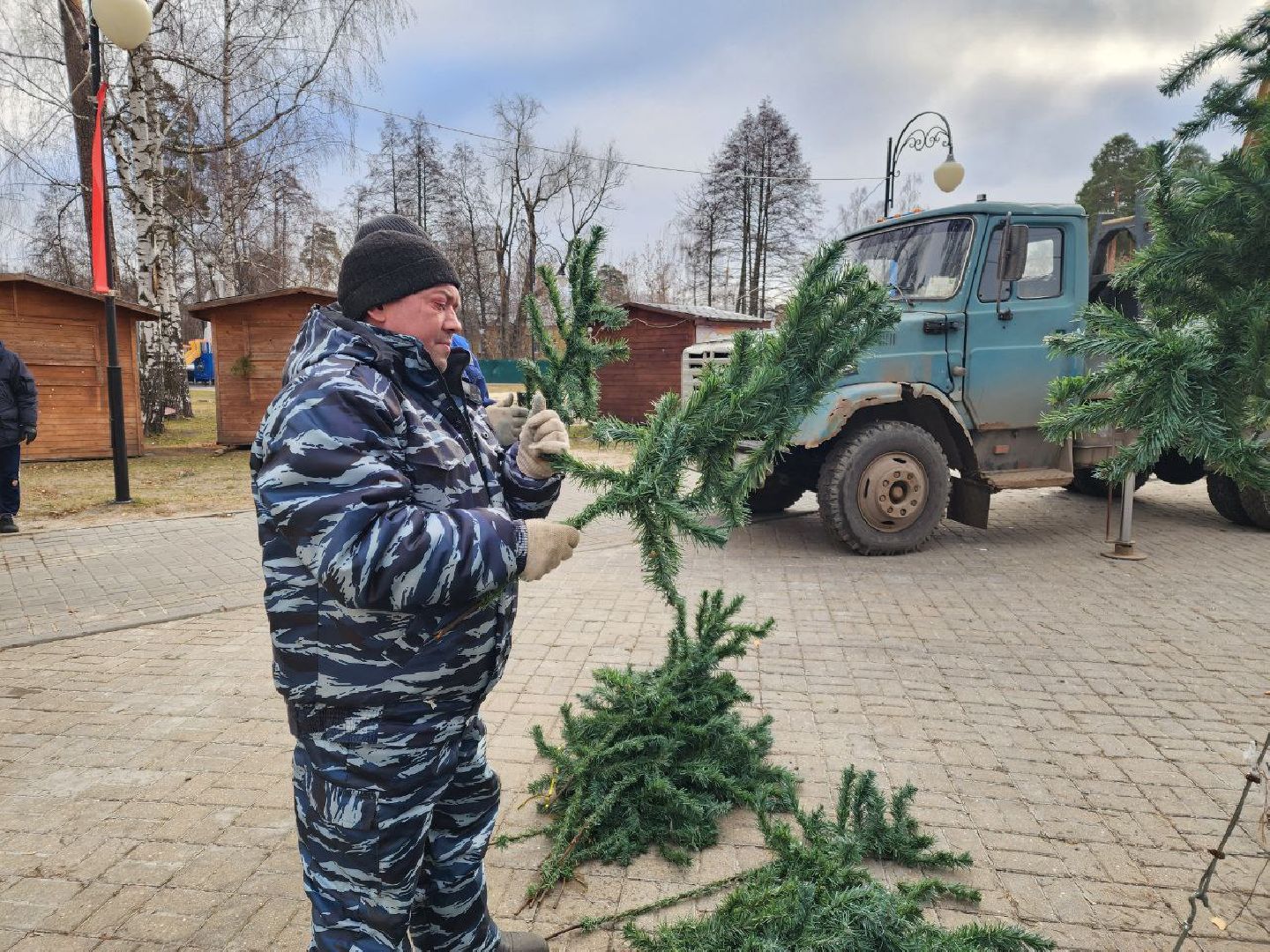 шатура 2024, зима, благоустройство, новый год, парки, вертикалки,