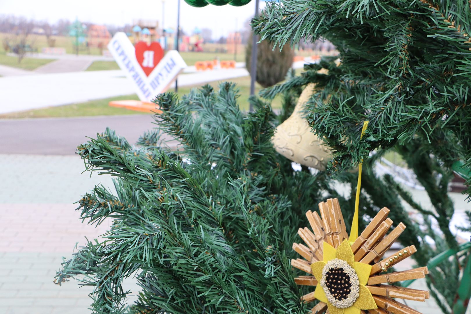 вертикалки, Парк Серебряный, Серебряные Пруды, Новый год, елка,