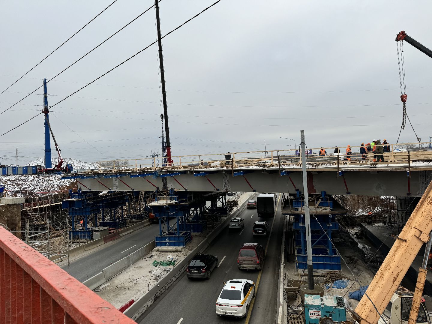 вертикалки, Реконструкция Каширского шоссе, Каширское шоссе, Володарское шоссе, строительная компания стройтрансгаз, трасса А-105,