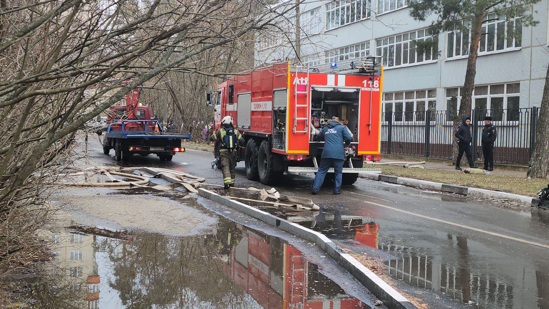 жуковский, пожар, домашние питомцы, мчс, пожарные, дети,