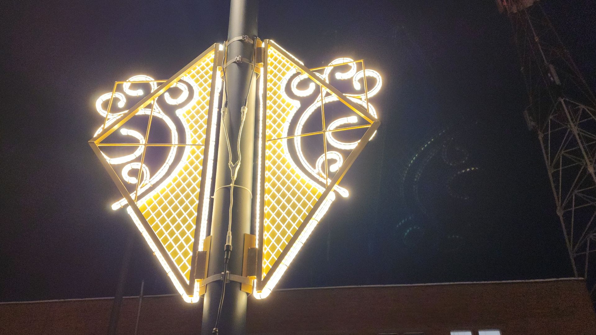 волоколамск, благоуйстройство, новогоднее настроение, новогоднее украшение, вертикалки,