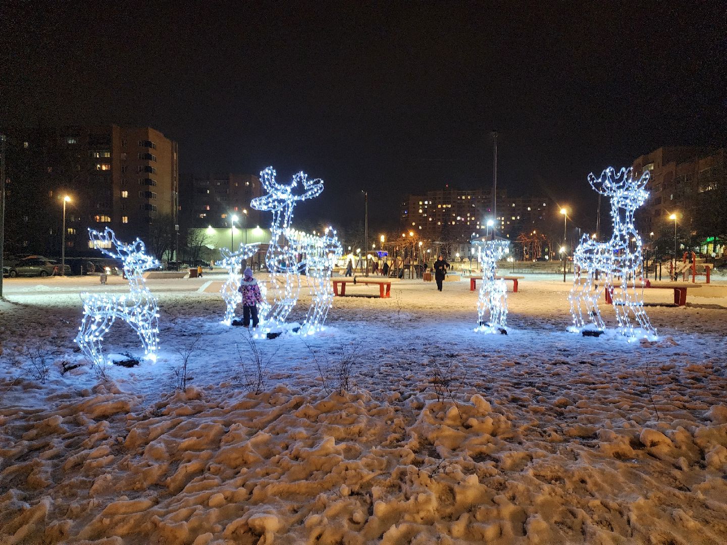 красноармейск, городской округ пушкинский, новогоднее украшение, вертикалки,