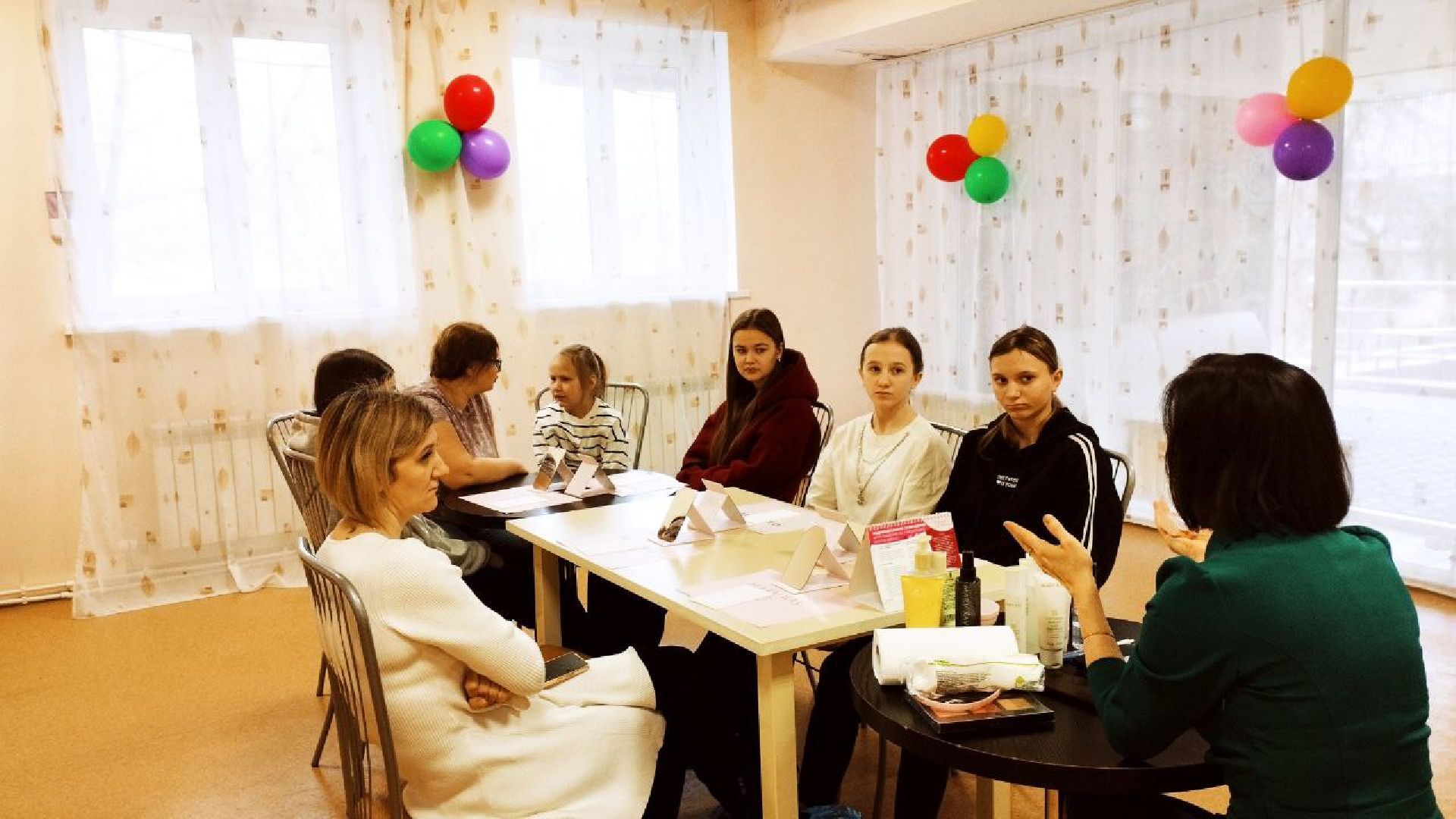 вертикалки, ивантеевка, уход за лицом, уход за кожей, косметология, мамы, дочки-матери, красота, центр социального обслуживания,