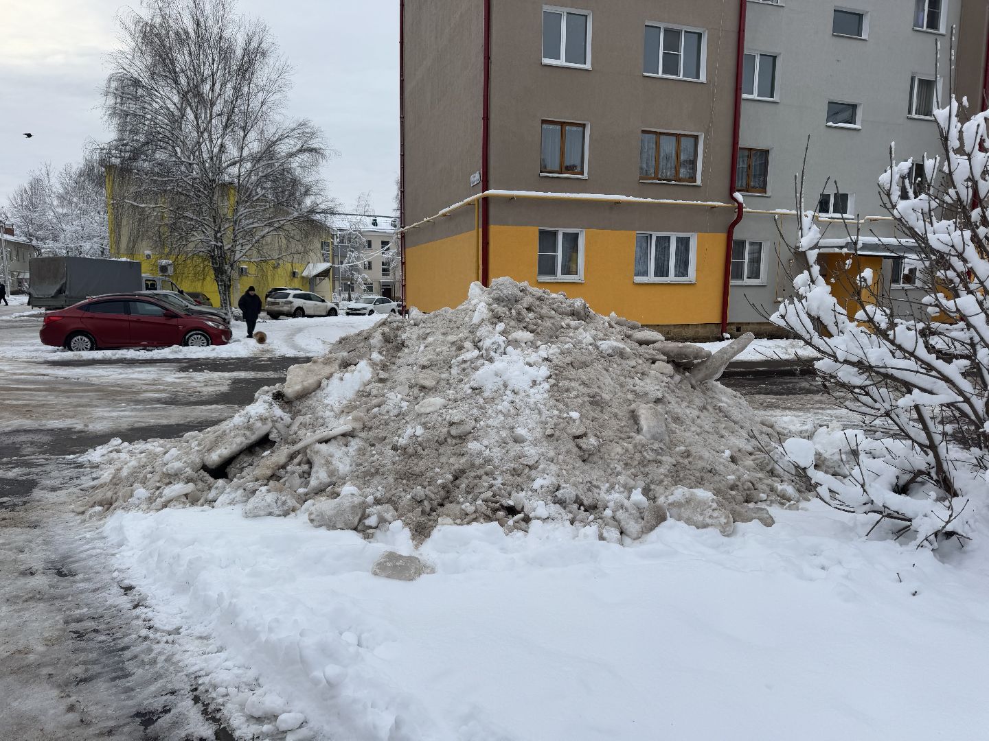 шаховская, снег, очистка дворов, коммунальная служба, вертикалки,