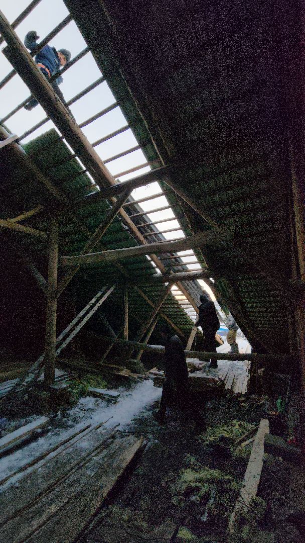 дом культуры, дорохово, руза, рузский городской округ, ремонт крыши, ремонт кровли, московская область, вертикалки,