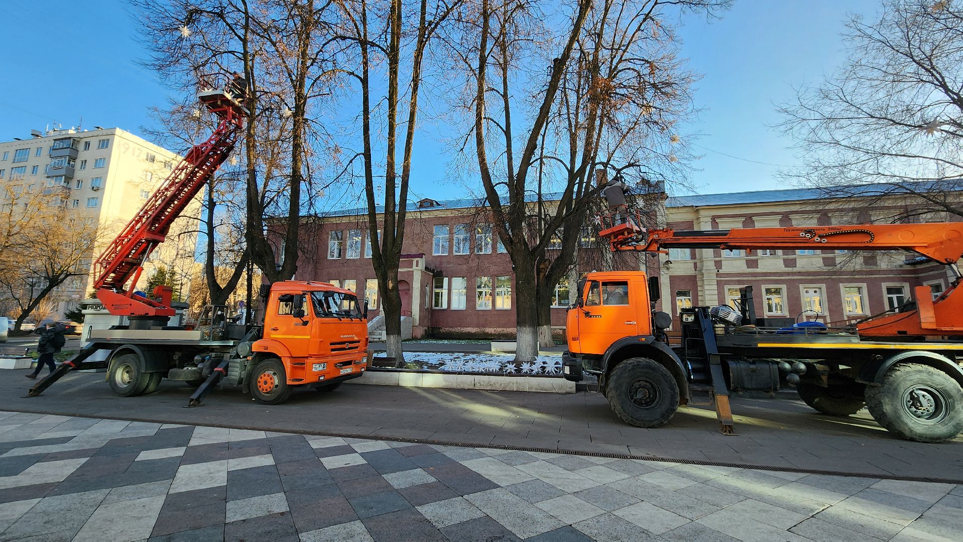 Новый год, украшение города к новому году, Фонтанная площадь, Ногинск, Богородский городской округ, вертикалки,