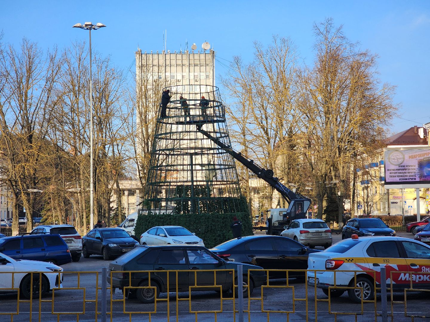воскресенск, новый год, новогоднее настроение, украшение города, вертикалки,