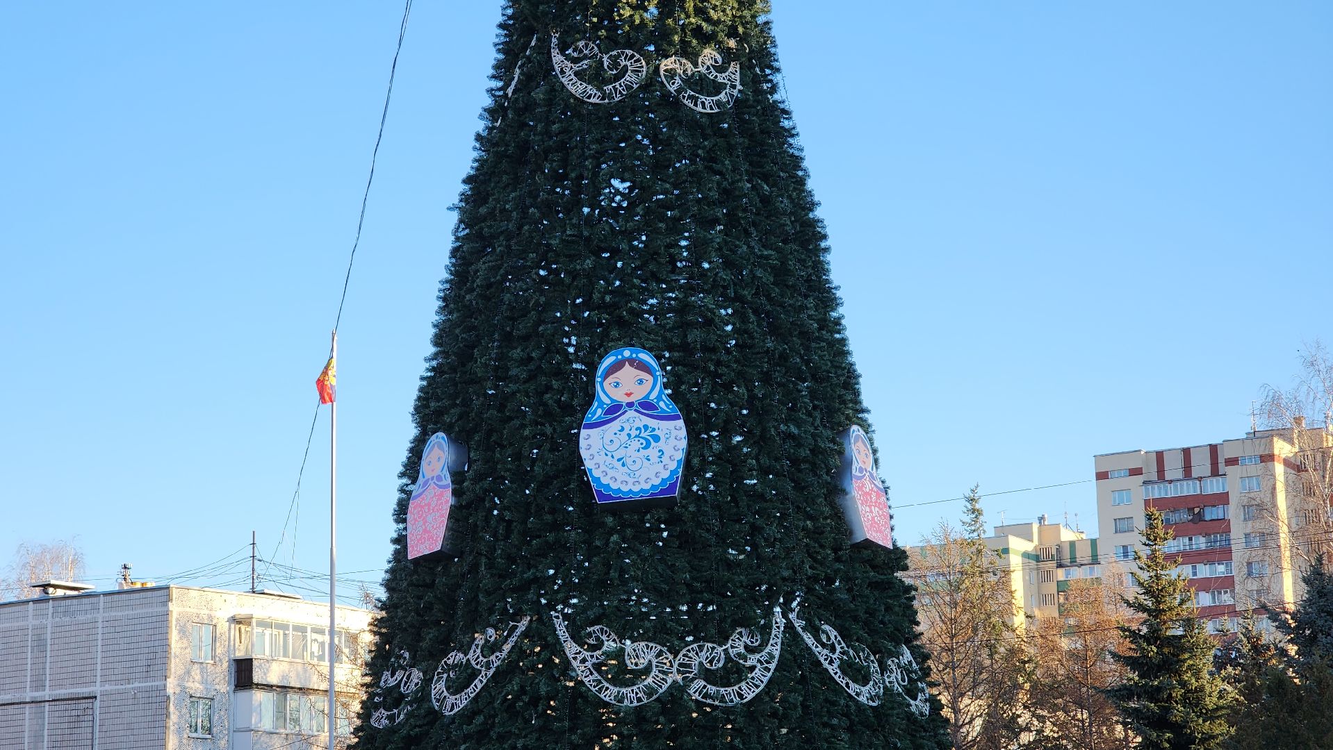 новый год, зима в подмосковье, праздник, Лосино-Петровский, вертикалки,