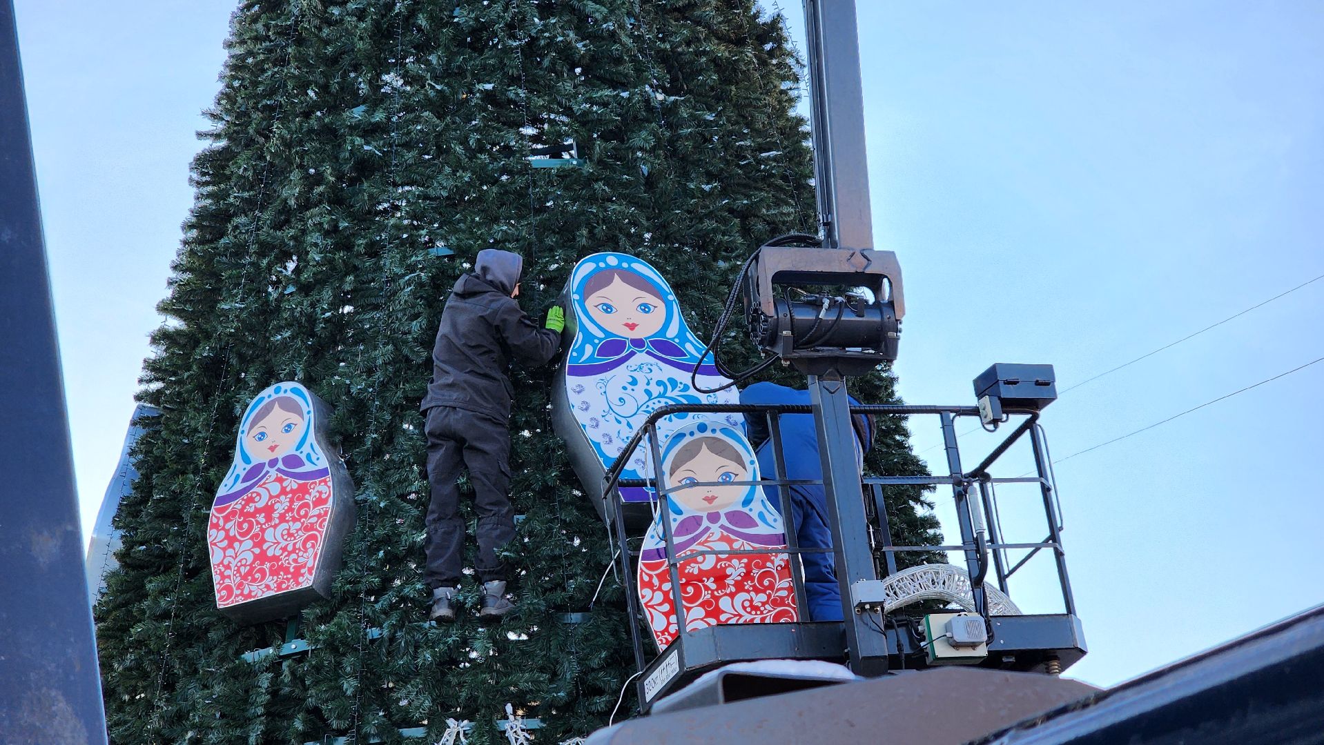 новый год, зима в подмосковье, праздник, Лосино-Петровский, вертикалки,