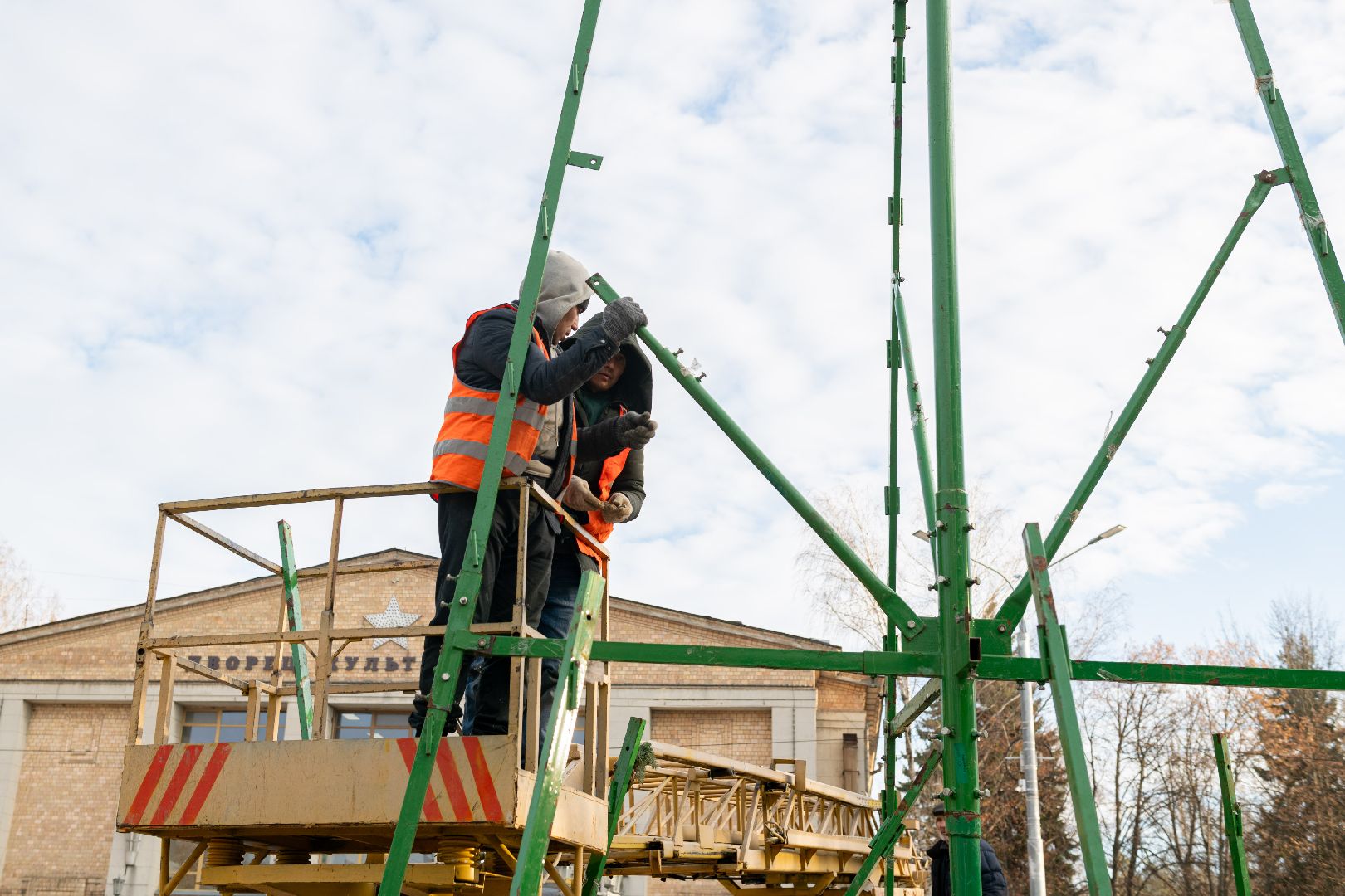 лыткарино, новогодняя ель, новогодняя елка, вертикалки,