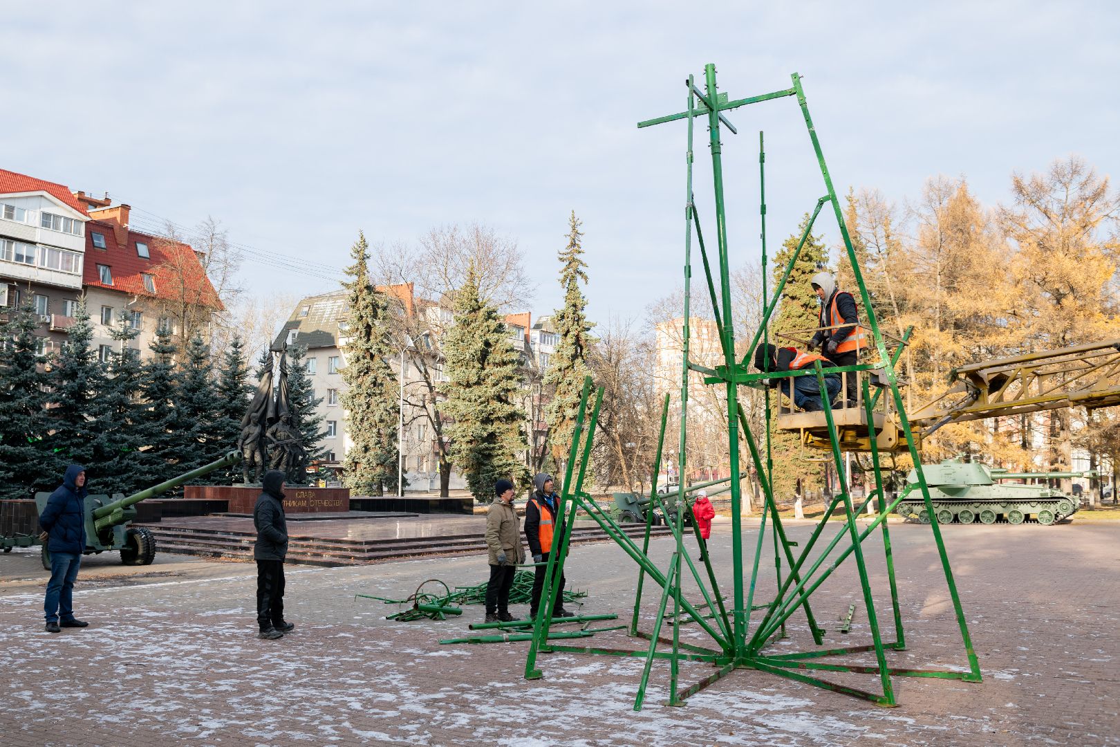 лыткарино, новогодняя ель, новогодняя елка, вертикалки,