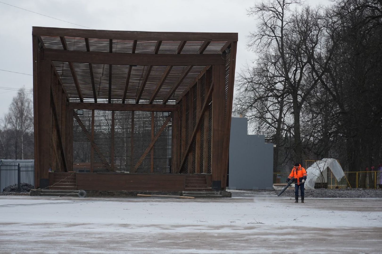 Спорт, Зима в Подмосковье, Сергиев Посад, Парки, Парки Подмосковья, Сергиево-Посадский городской округ, Катки, вертикалки,