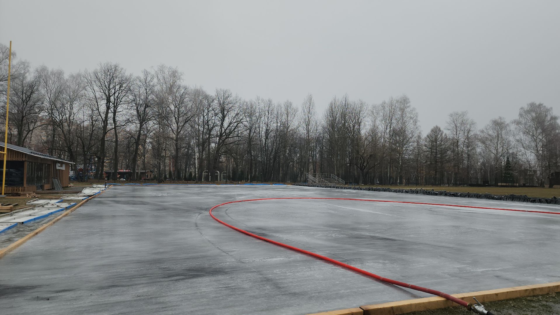 ступино, парки подмосковья, зима в подмомсковье, каток в парке, вертикалки,