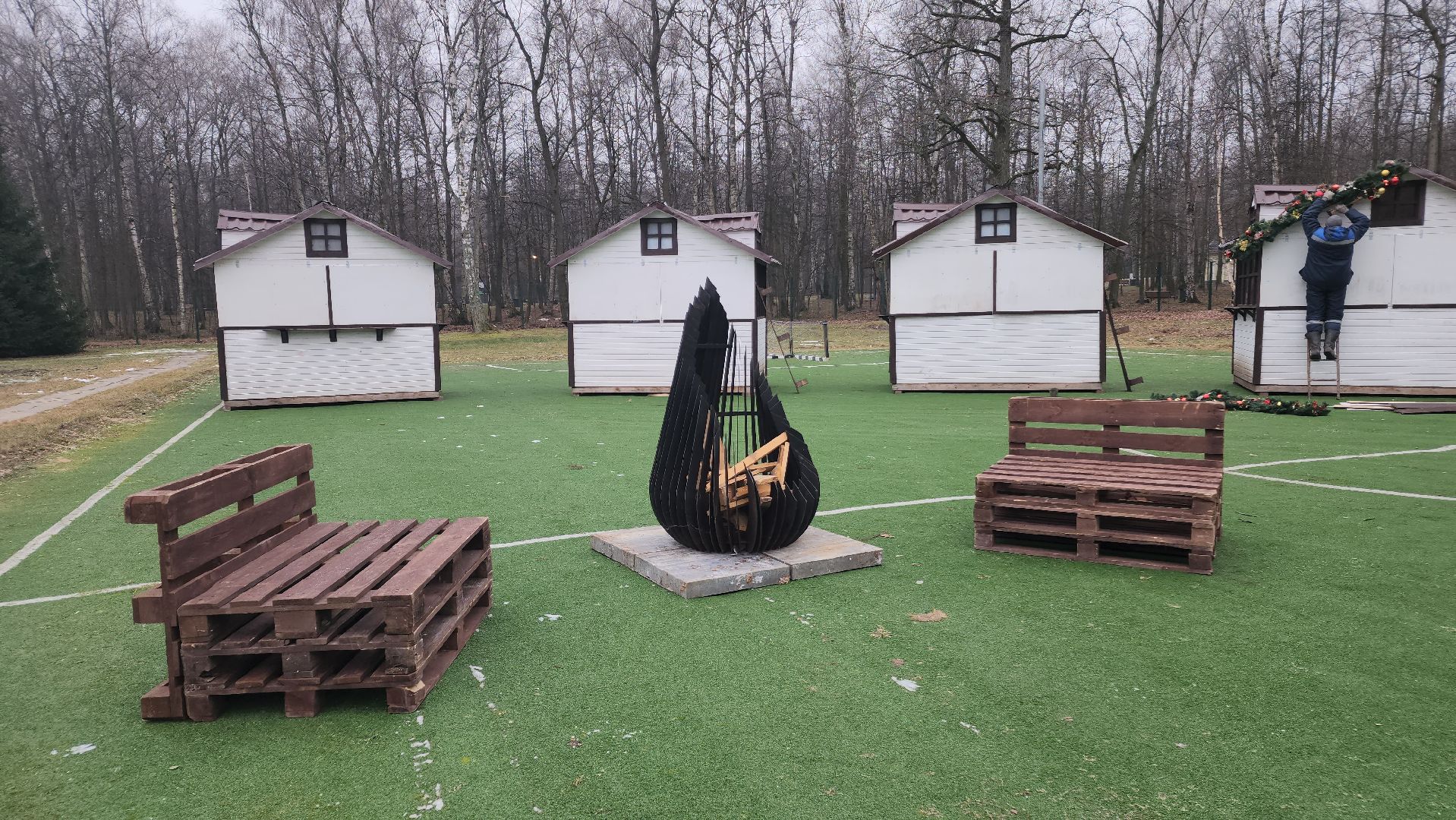 ступино, парки подмосковья, зима в подмомсковье, каток в парке, вертикалки,