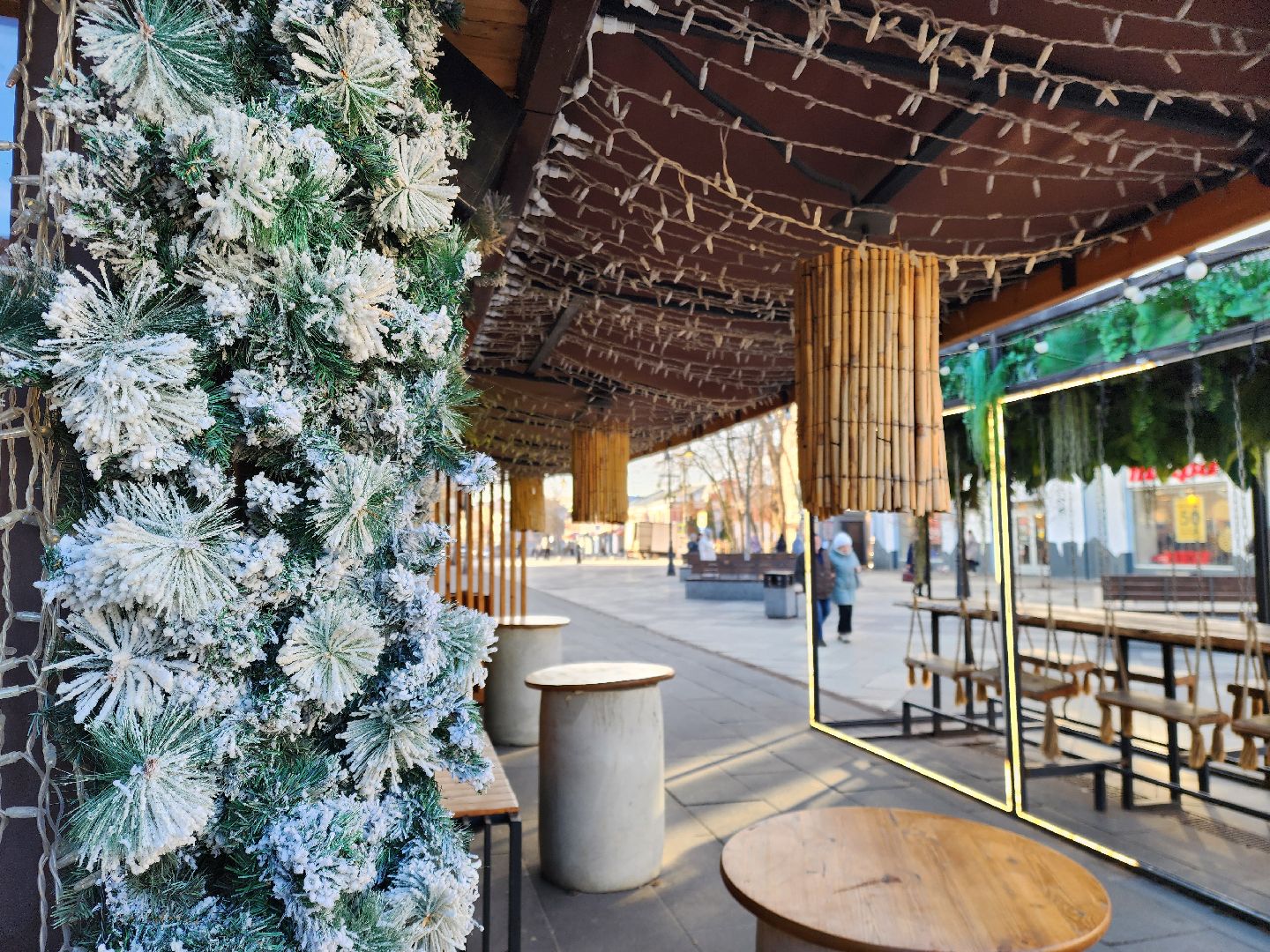 жители, общество, ногинск, новый год, подготовка к новому году, праздник, гирлянды, вертикалки,