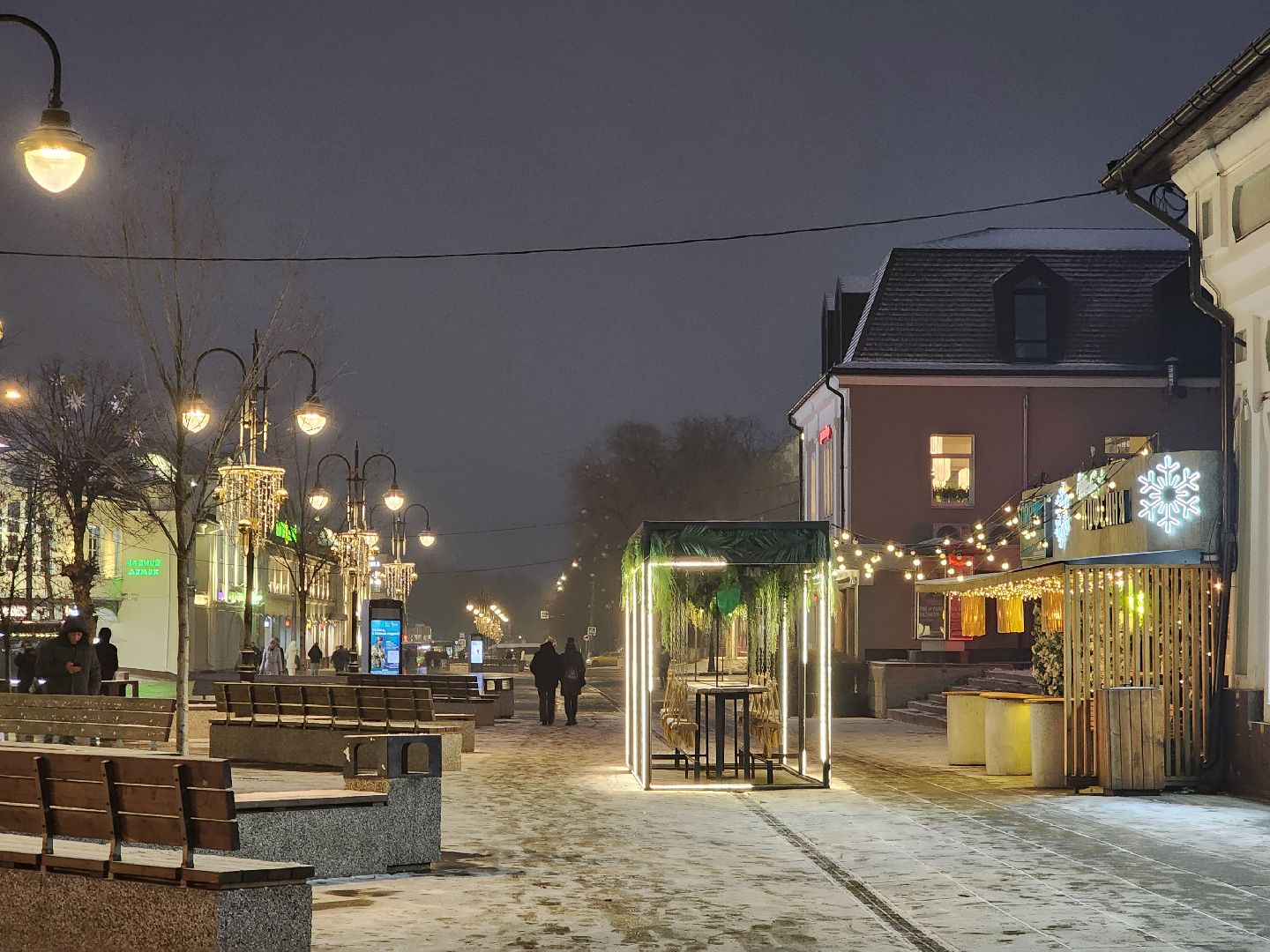 жители, общество, ногинск, новый год, подготовка к новому году, праздник, гирлянды, вертикалки,