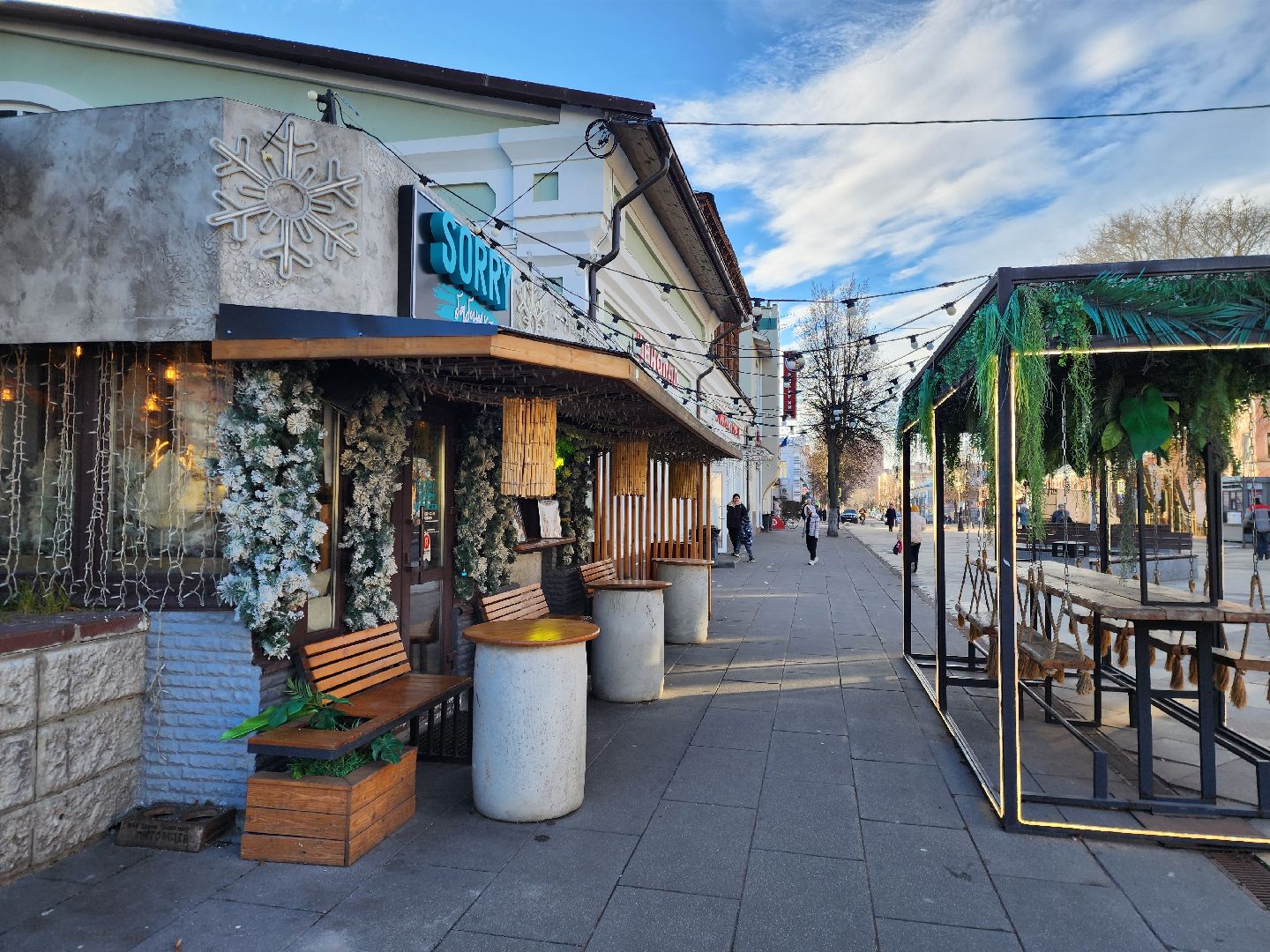 жители, общество, ногинск, новый год, подготовка к новому году, праздник, гирлянды, вертикалки,