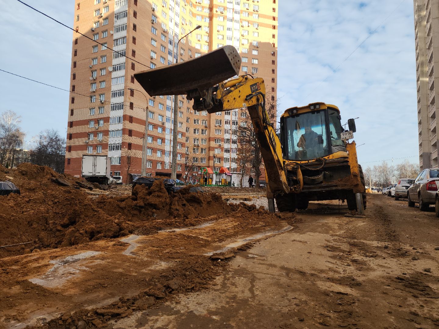 подольск, благоустройство, тротуарная плитка, асфальтирование, вертикалка,